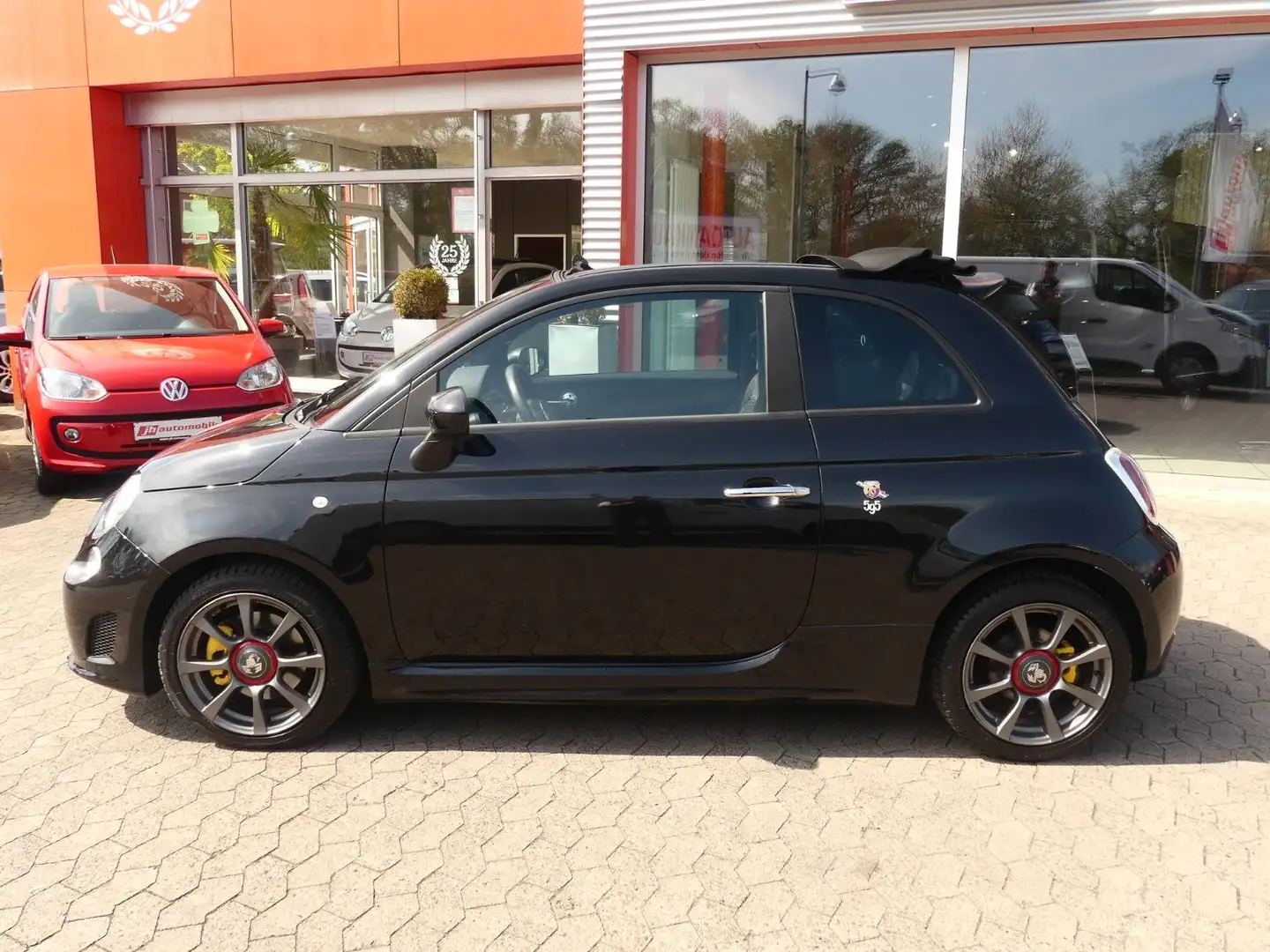 Abarth 500 Cabrio 595 C Custom Sitzheizung*Klima*Navi Negru - 2