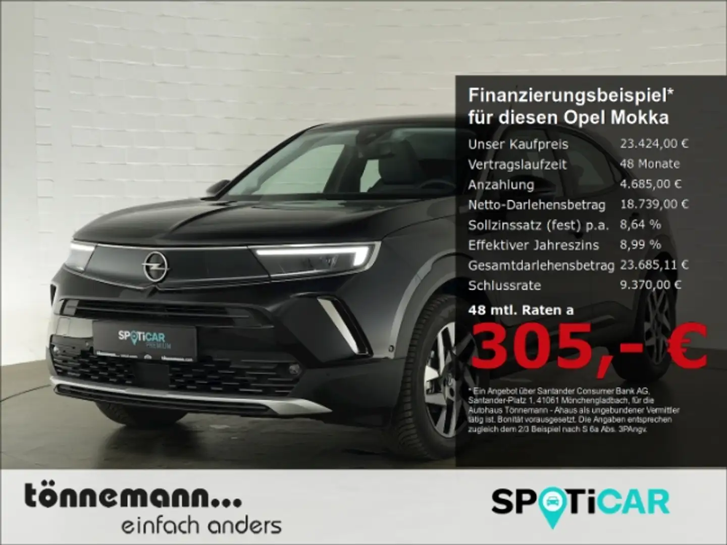 Opel Mokka B ELEGANCE AT+LED+RÜCKFAHRKAMERA+SITZ-/LENKRADHEIZ Zwart - 1