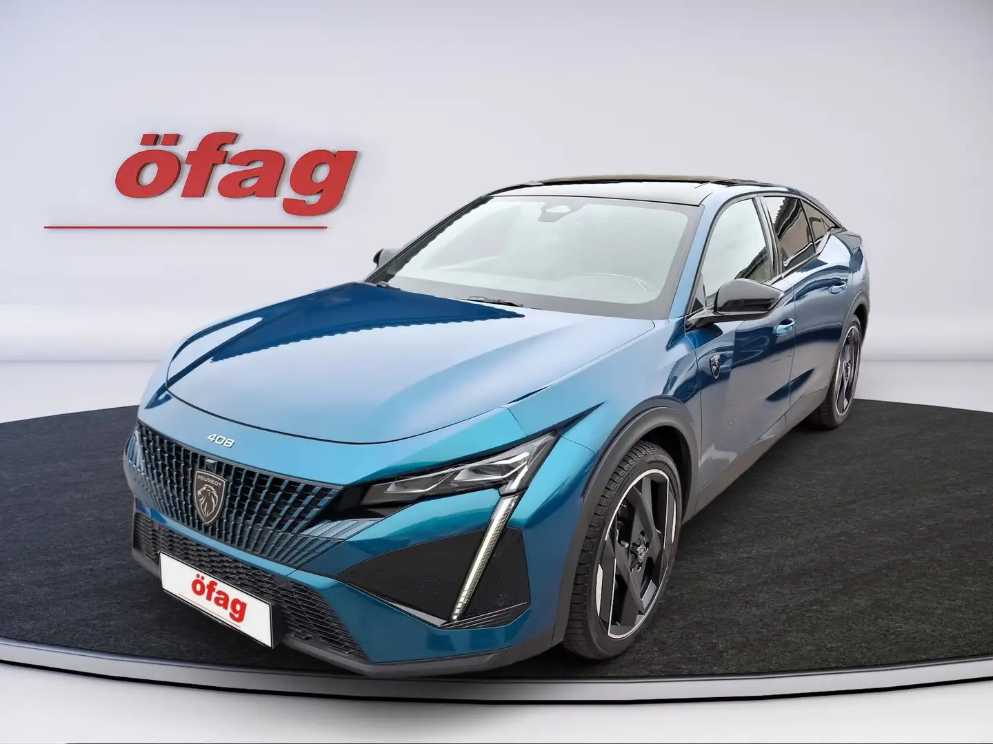 Peugeot 408 PHEV 225 e-EAT8 GT Alcantara+Pano+SD+SHZ+360 Schwarz - 2