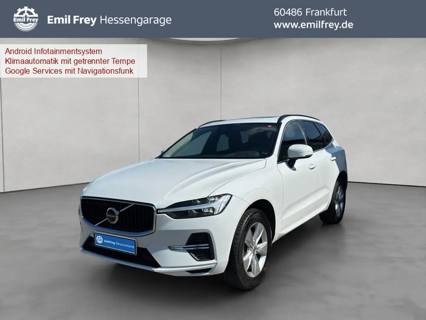 Volvo XC60 XC60 B4 AWD Momentum-Pro Aut Glasd AHK Google-Maps Weiß - 1