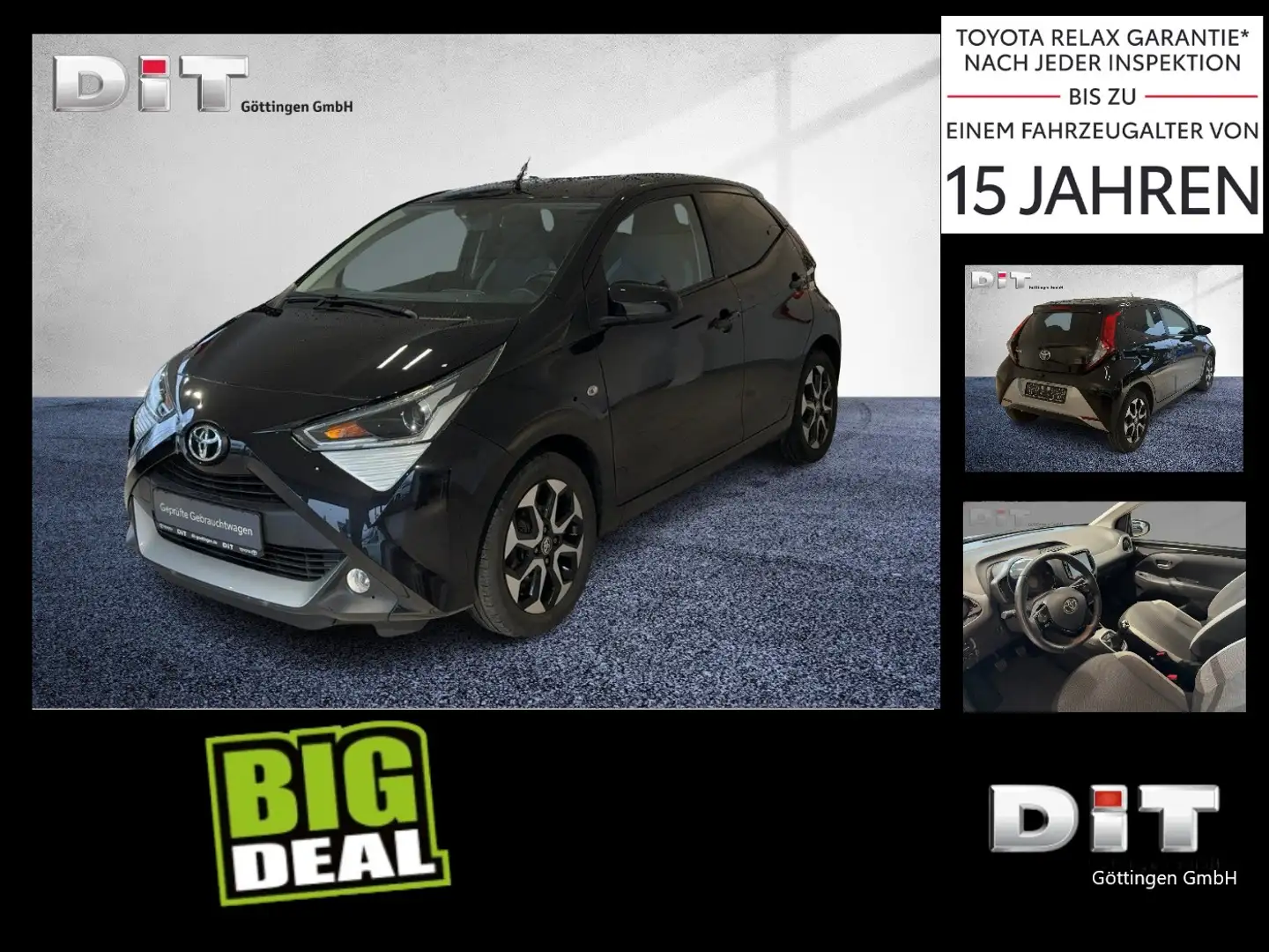 Toyota Aygo 1.0 x-play Team D Kam.+LM+Facelift+SpurH Negru - 2