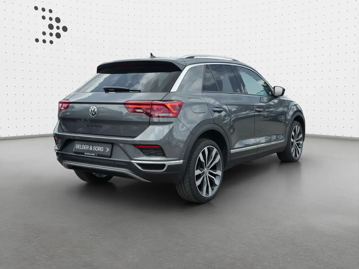 Volkswagen T-Roc Sport 19Z*Leder*Pano*AHK*LED*Navi*DAB+ACC Gris - 2