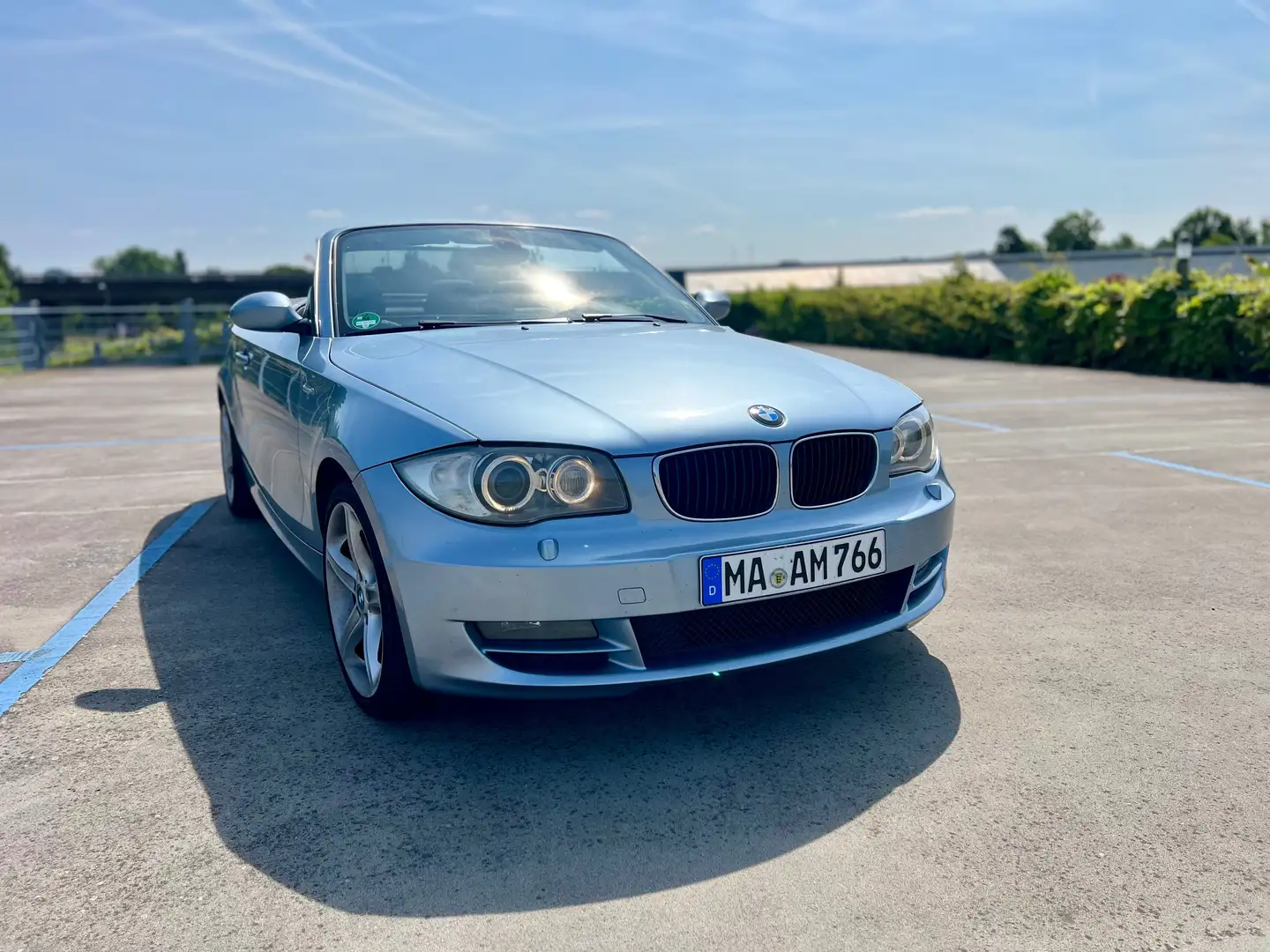 BMW 125 125i Cabrio Bleu - 2
