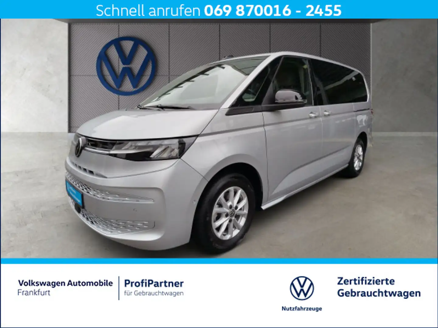 Volkswagen T7 Multivan T7 Multivan 2.0 TDI DSG Life LR Navi FrontAssist Silber - 1