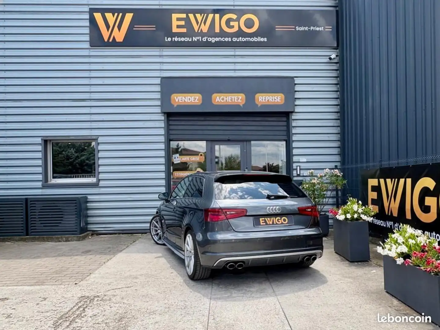 Audi S3 2.0 TFSI 300 QUATTRO S-TRONIC 6 Gris - 2