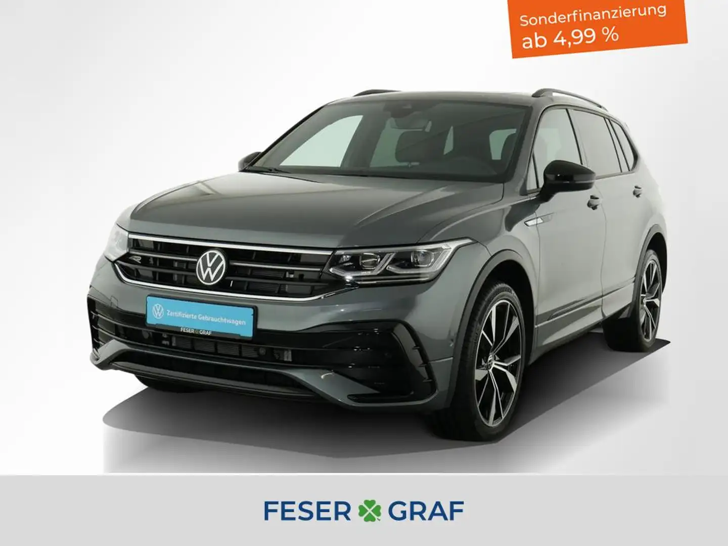 Volkswagen Tiguan Allspace 2.0 TDI R-Line 4M DSG LED/ACC/ Grau - 1