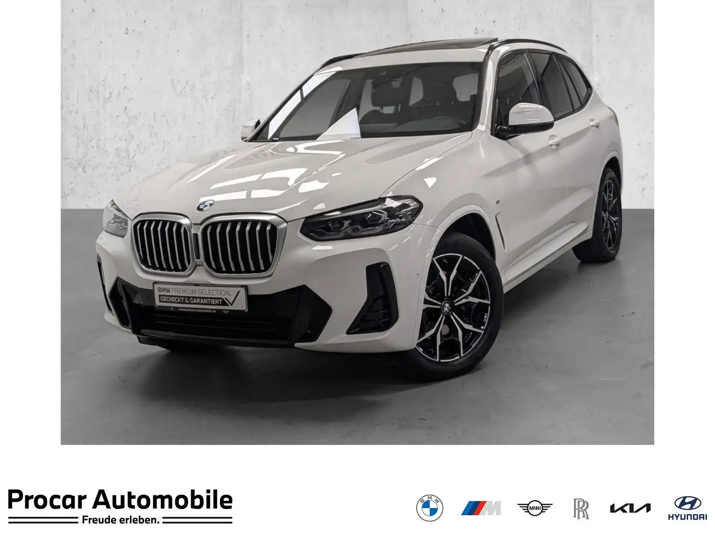 BMW X3 xDrive30d M Sport AHK Pano PA 19'' DAB LED Weiß - 1