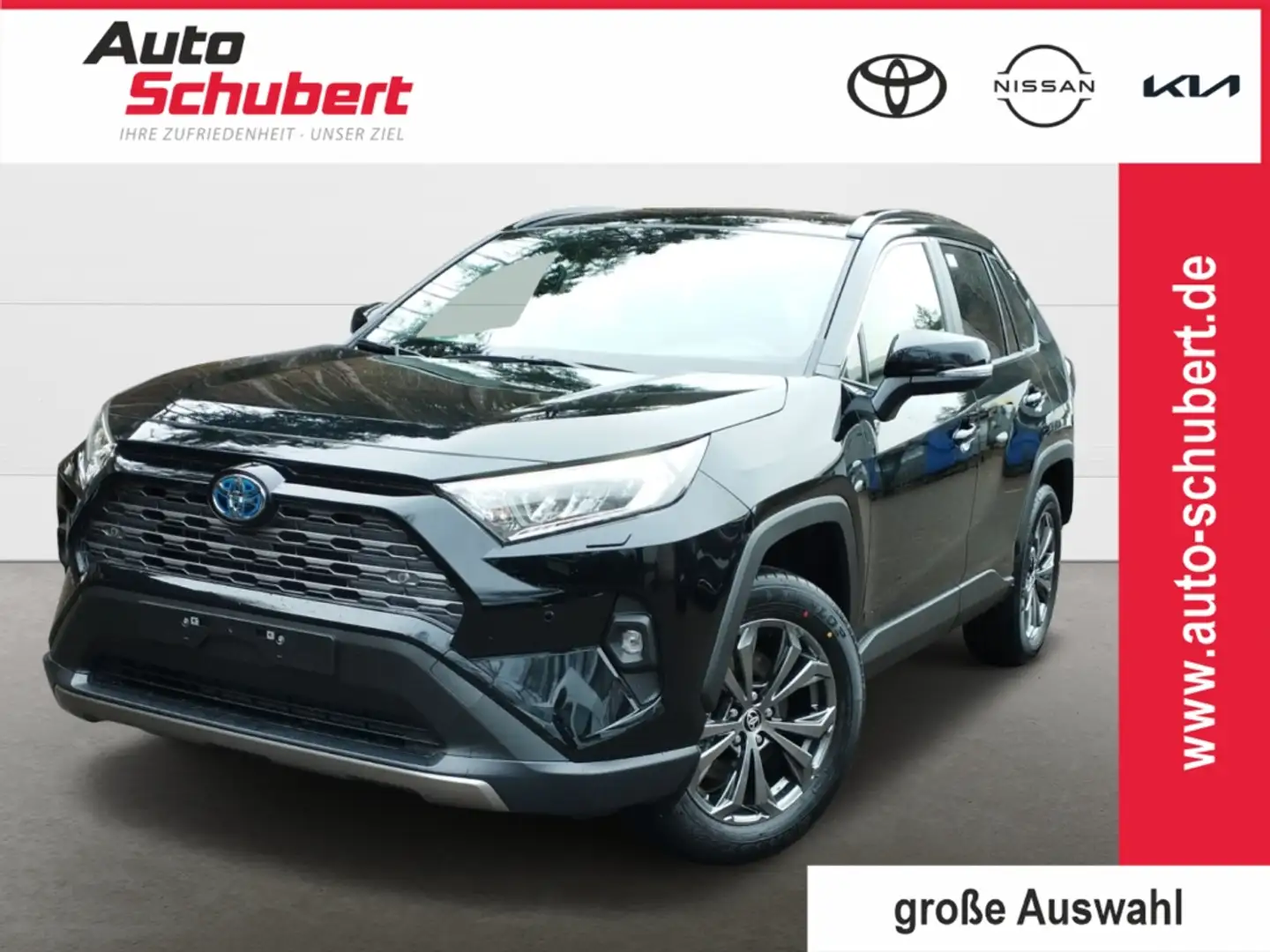 Toyota RAV 4 2.5 Hybrid Team D TECHNIK-PAKET+NAVI+LED+SITZHZG+K Schwarz - 1