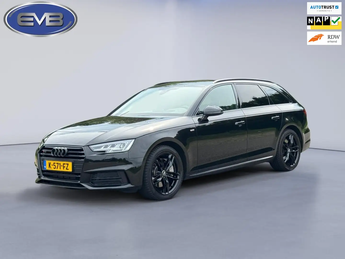 Audi A4 Avant 2.0 TFSI 252 pk MHEV Sport S line black edit Zwart - 1