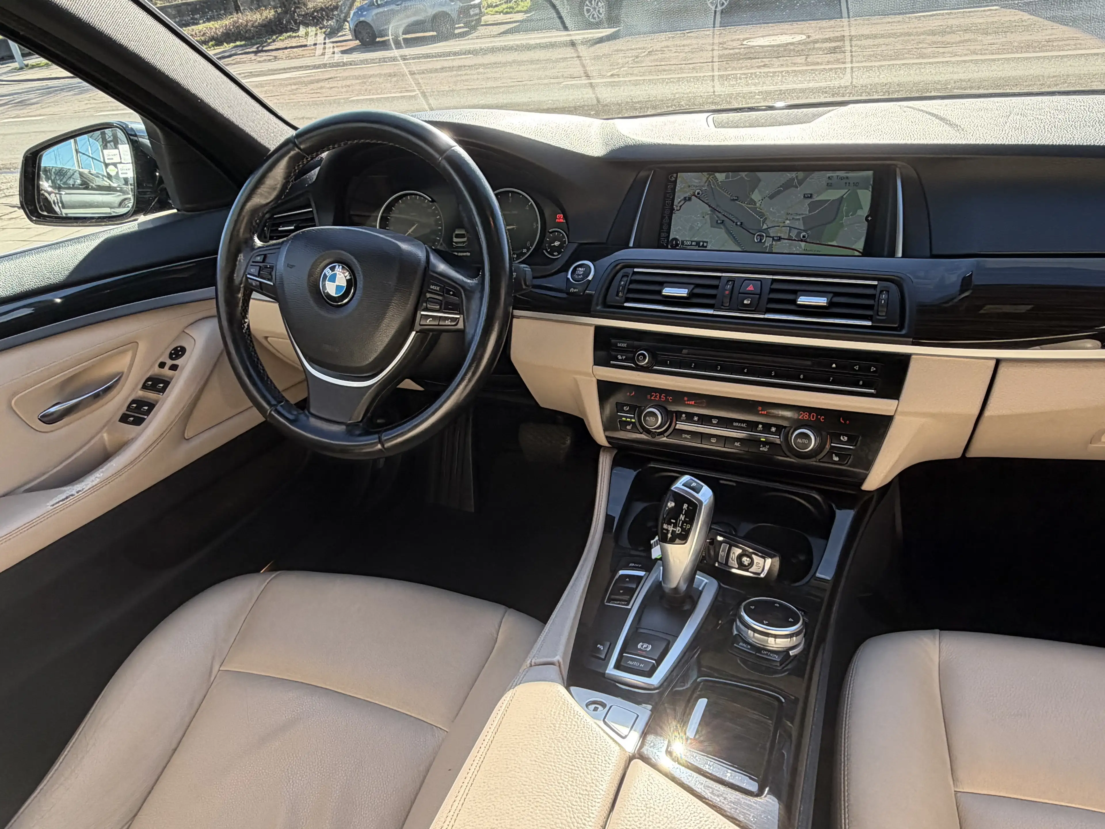 BMW 518 DA/196.162KM/BOITE AUTO/CUIR/XENON/EURO 6B — photo 9