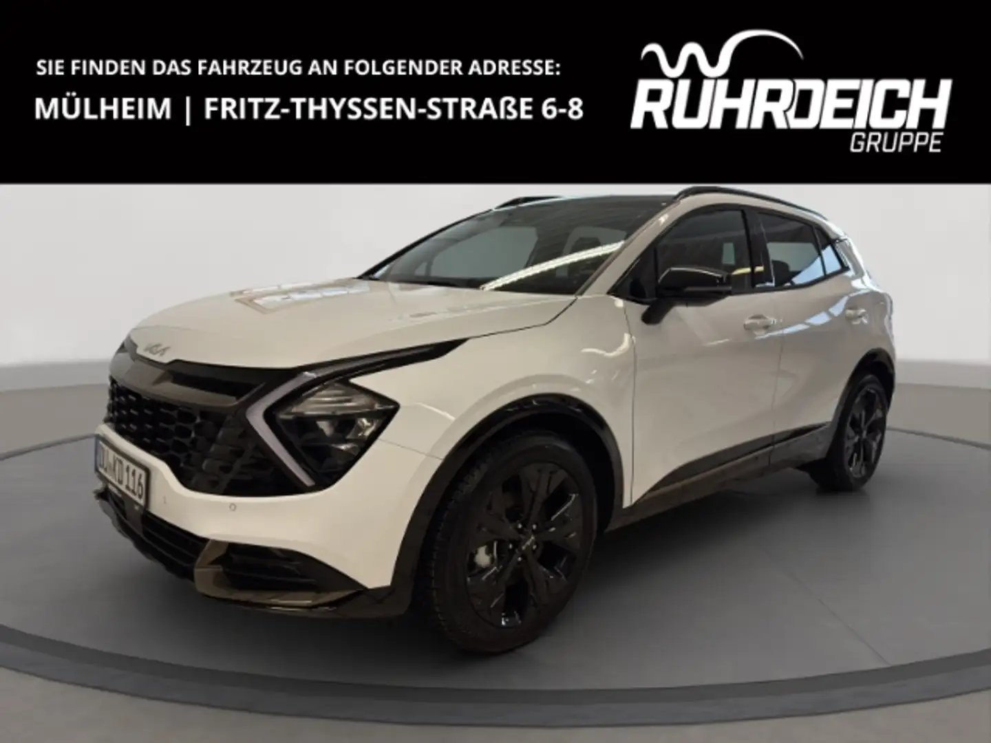 Kia Sportage 1.6T-GDI 48V DCT7 Nightline Navi Leder digitales C Blanc - 1