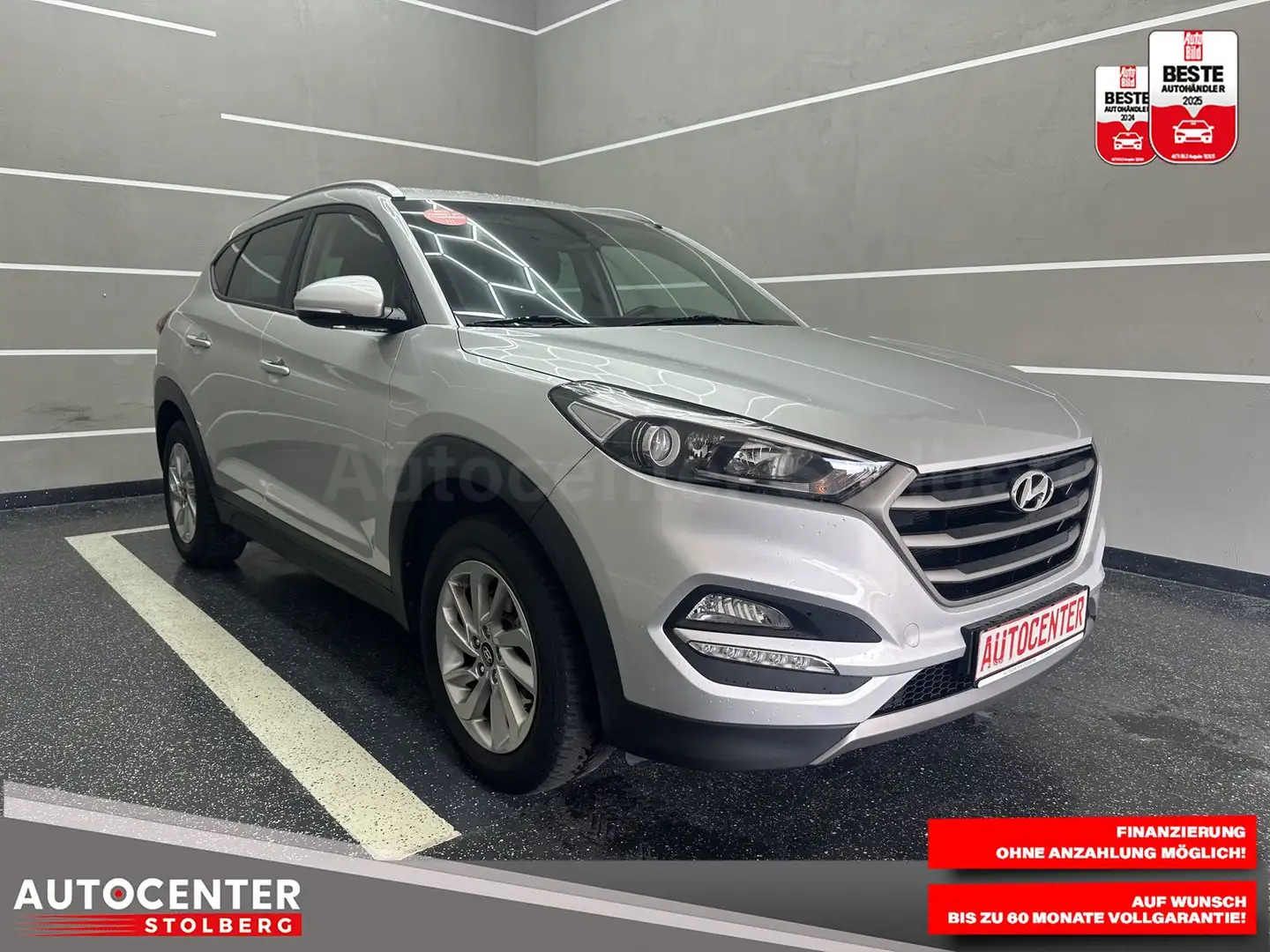 Hyundai TUCSON blue Classic 2WD "NAVI-MULTI-SITZH-CAM" Plateado - 2