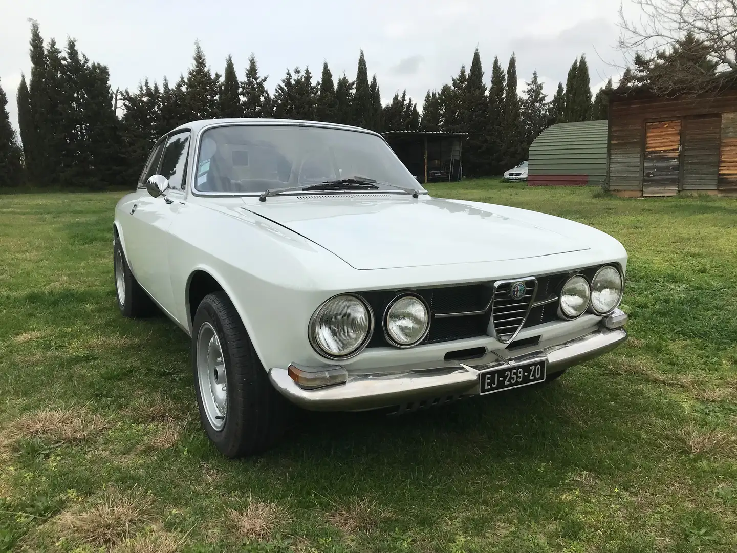 Alfa Romeo 1750 Giulia coupé bertone Weiß - 1