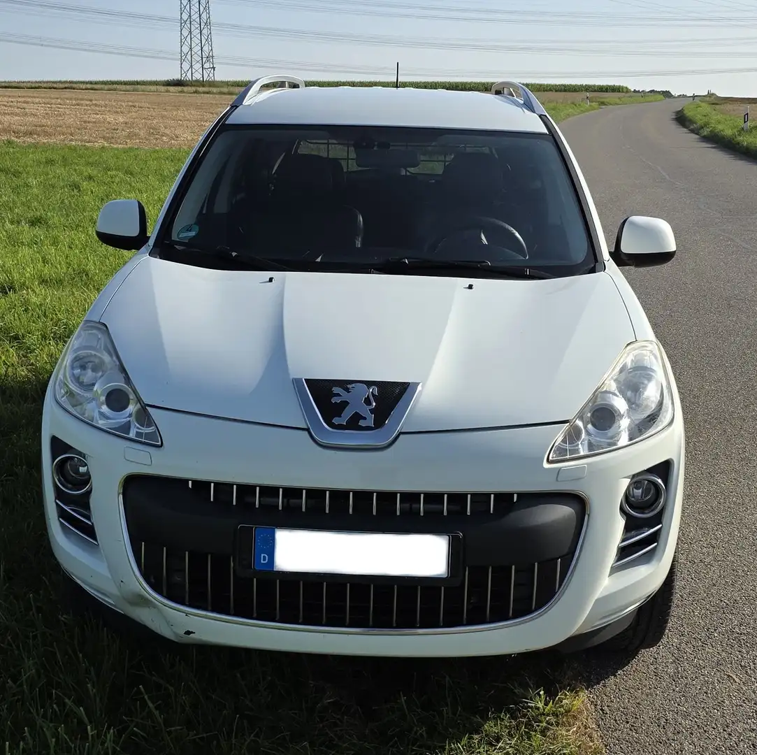 Peugeot 4007 4007 Diesel -Sitzer-AHK-HU/10/27NEU-Leder-Allrad Bílá - 2