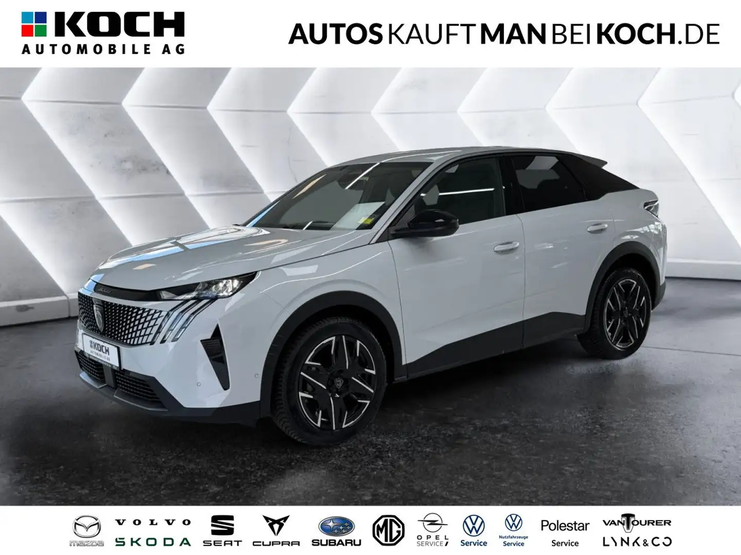 Peugeot 3008 Hybrid 145 e-DSC6 Allure Weiß - 1