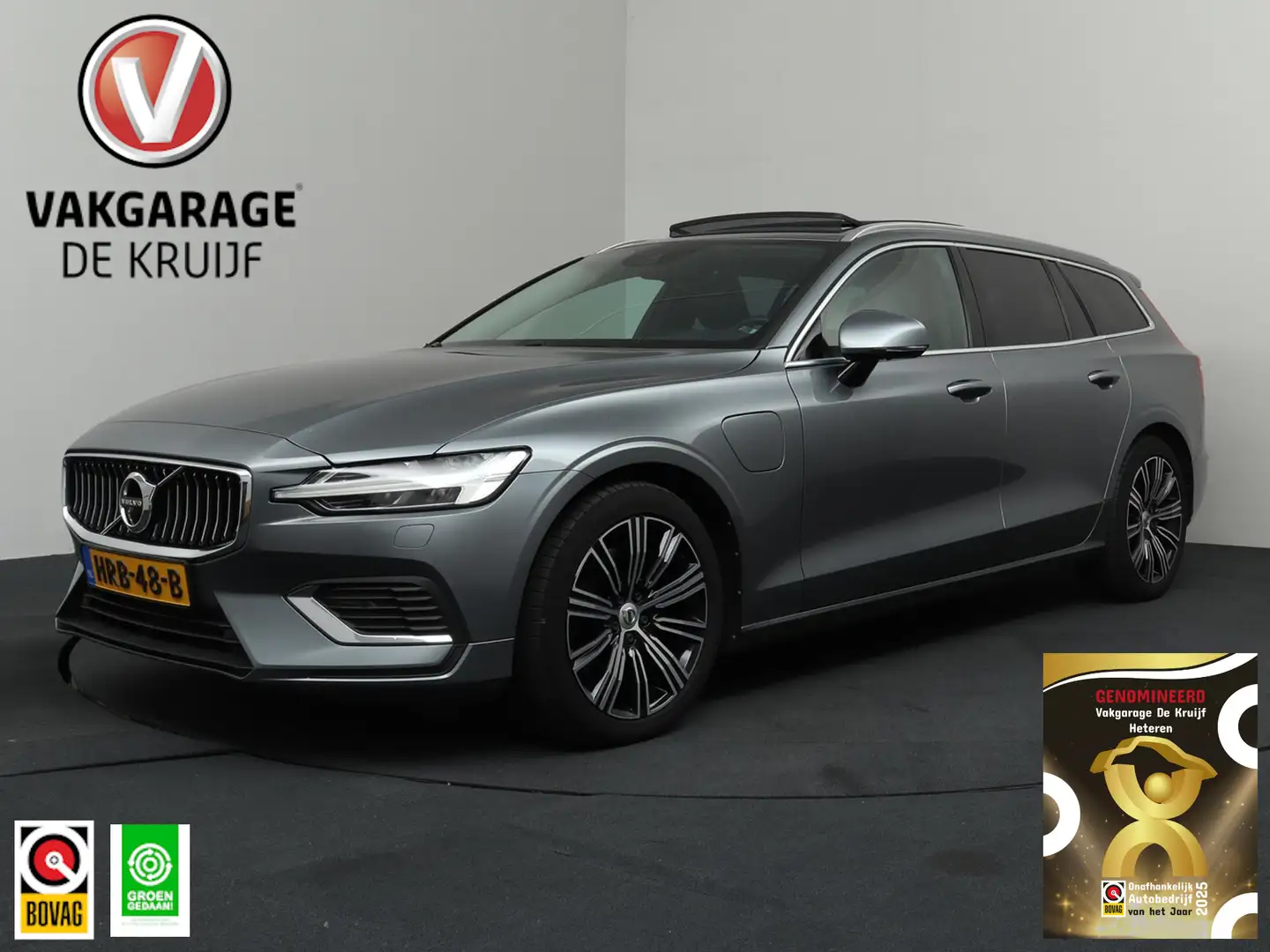 Volvo V60 2.0 T8 Recharge AWD Inscription Prachtige zeer com Grijs - 1