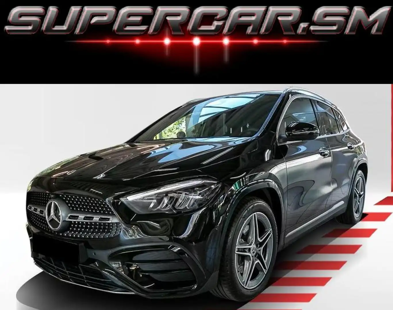 Mercedes-Benz GLA 200 d PREMIUM AMG NAVI CAMERA LED KEYLESS LUCI AMB Nero - 1