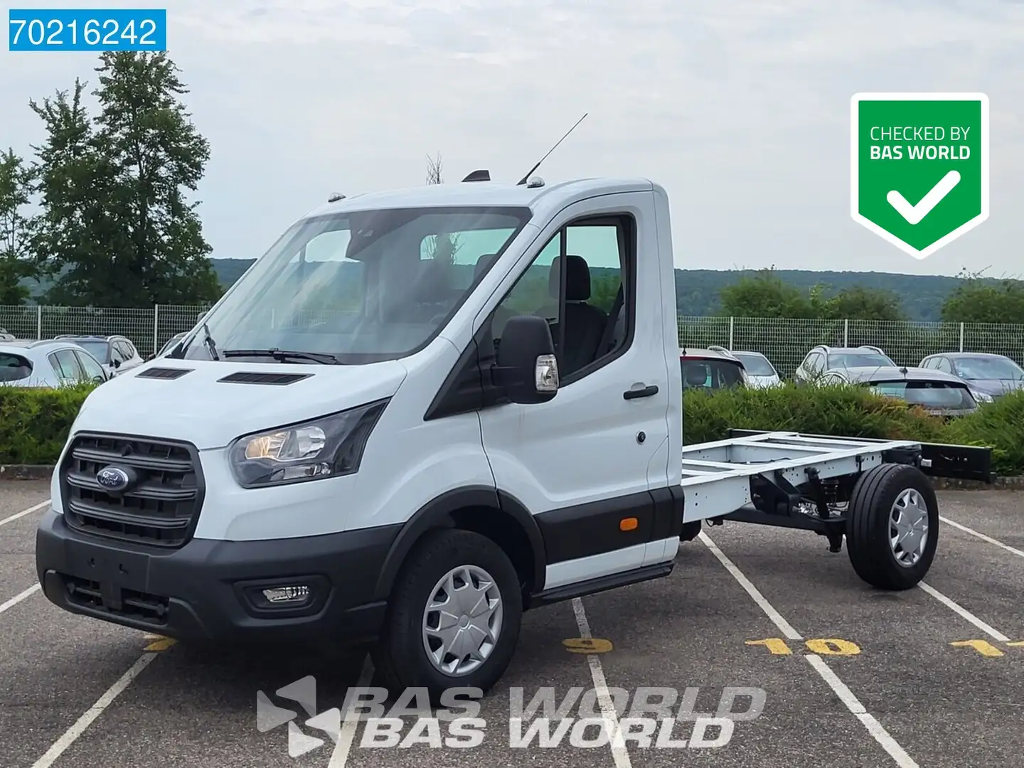 Ford Transit 130pk Chassis Cabine 350cm wheelbase Fahrgestell P Wit - 1