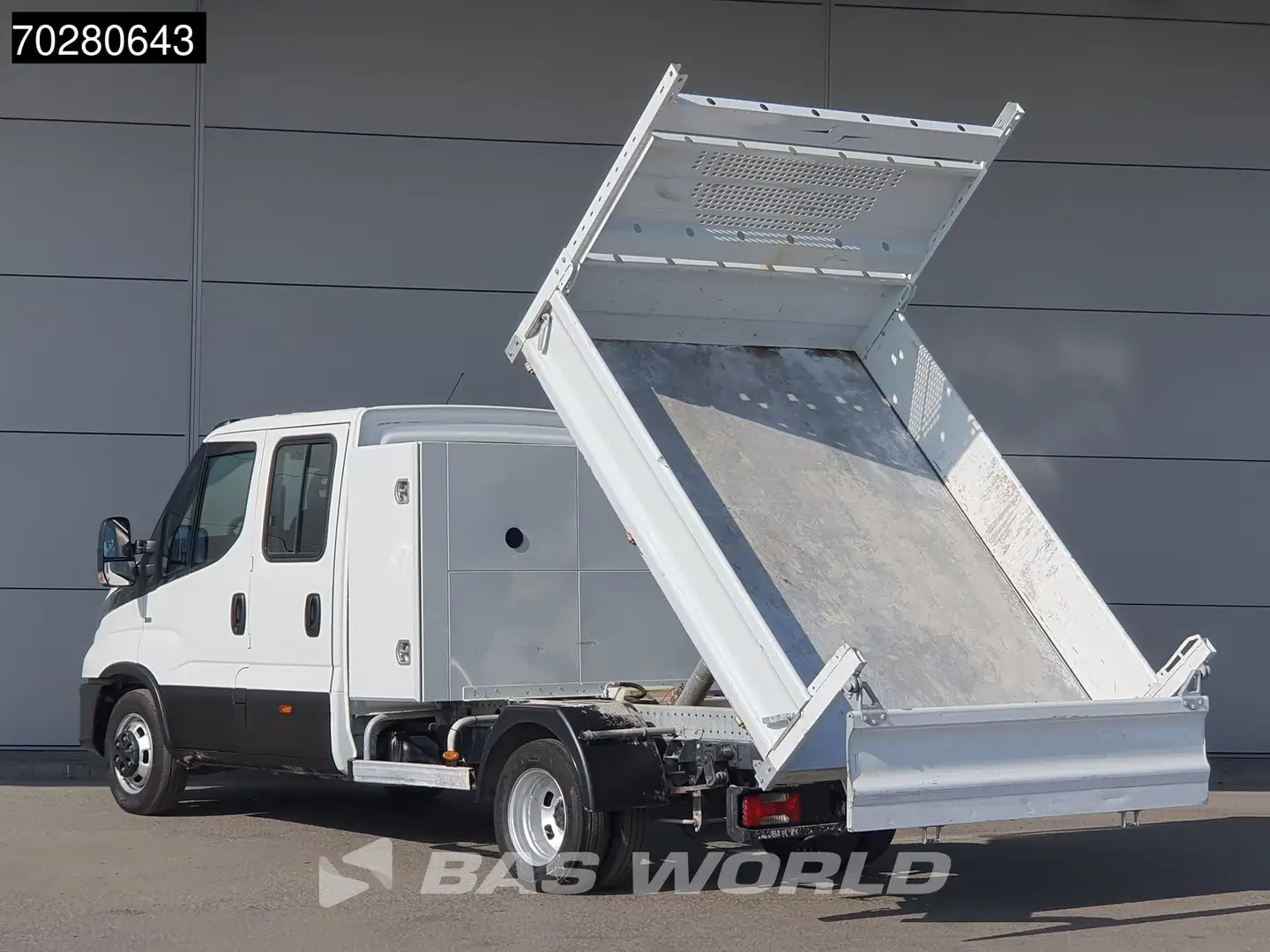 Iveco Daily 35C14 Kipper met Kist Dubbel Cabine Dubbellucht 3, Blanc - 2