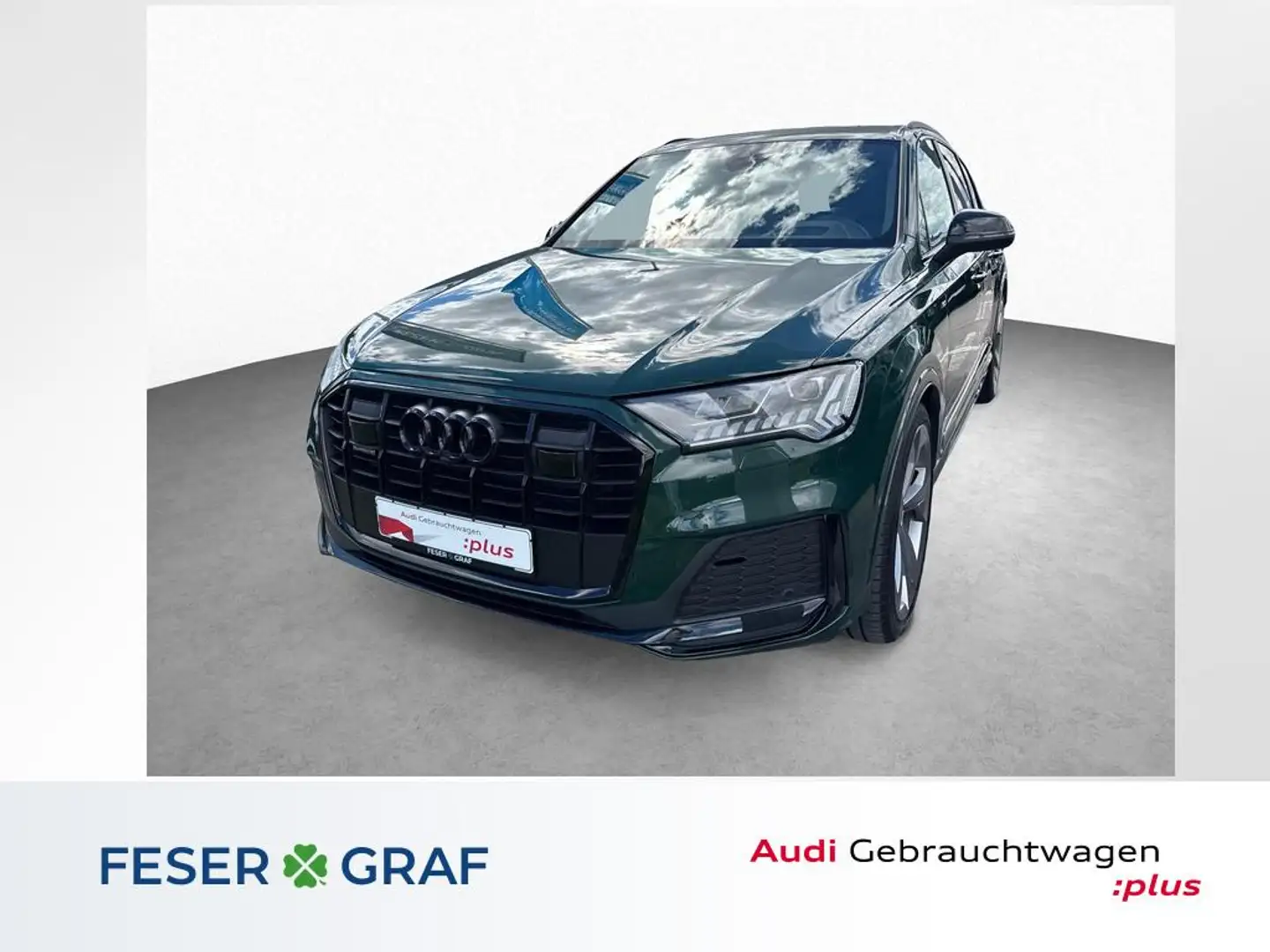 Audi Q7 50 TDI qu. tiptr. - S line - 7 Sitzer - PANO Grün - 1