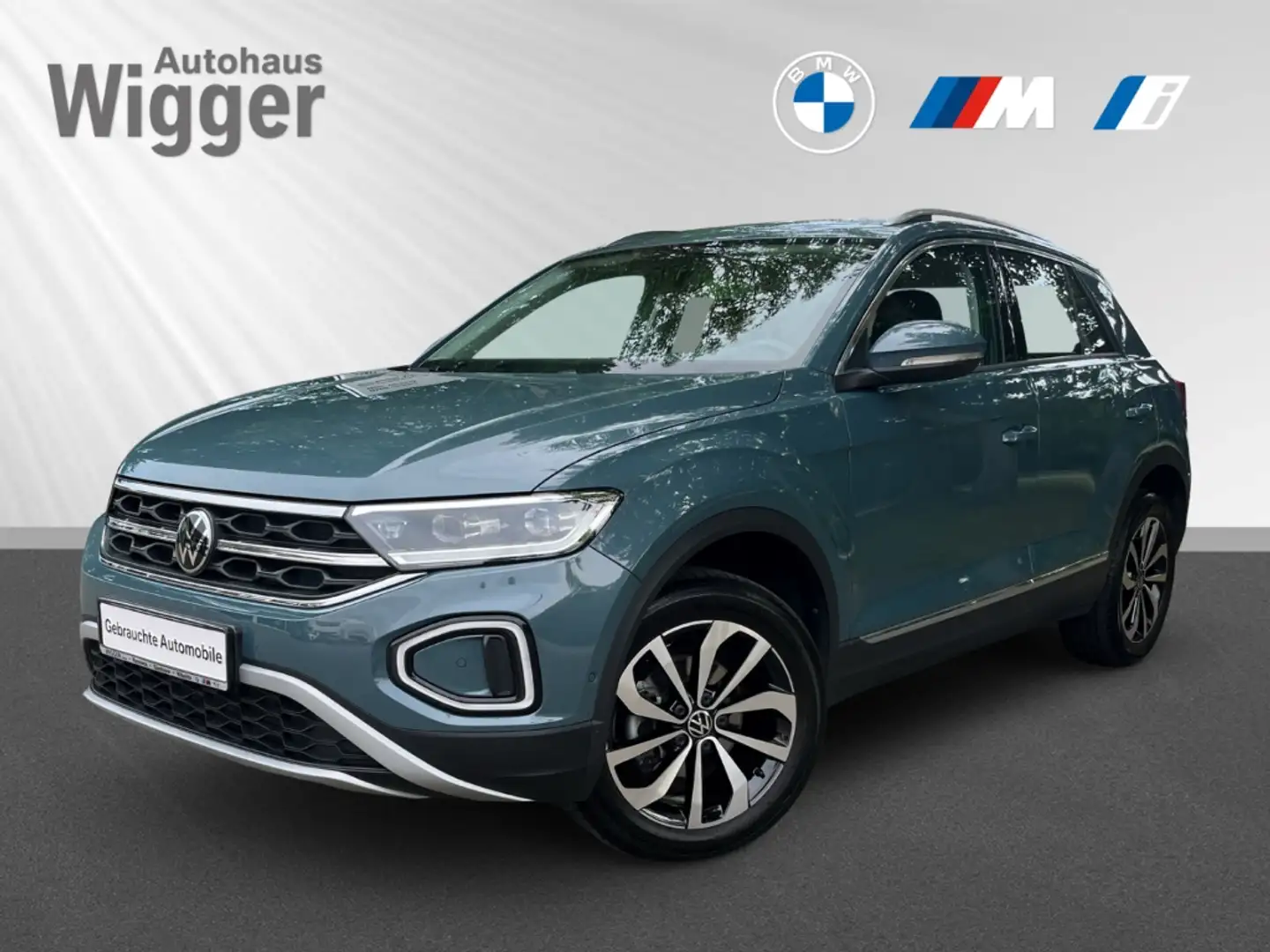 Volkswagen T-Roc Style 1.5 TSI/AHK/Navigation/LED/ACC Синій - 1