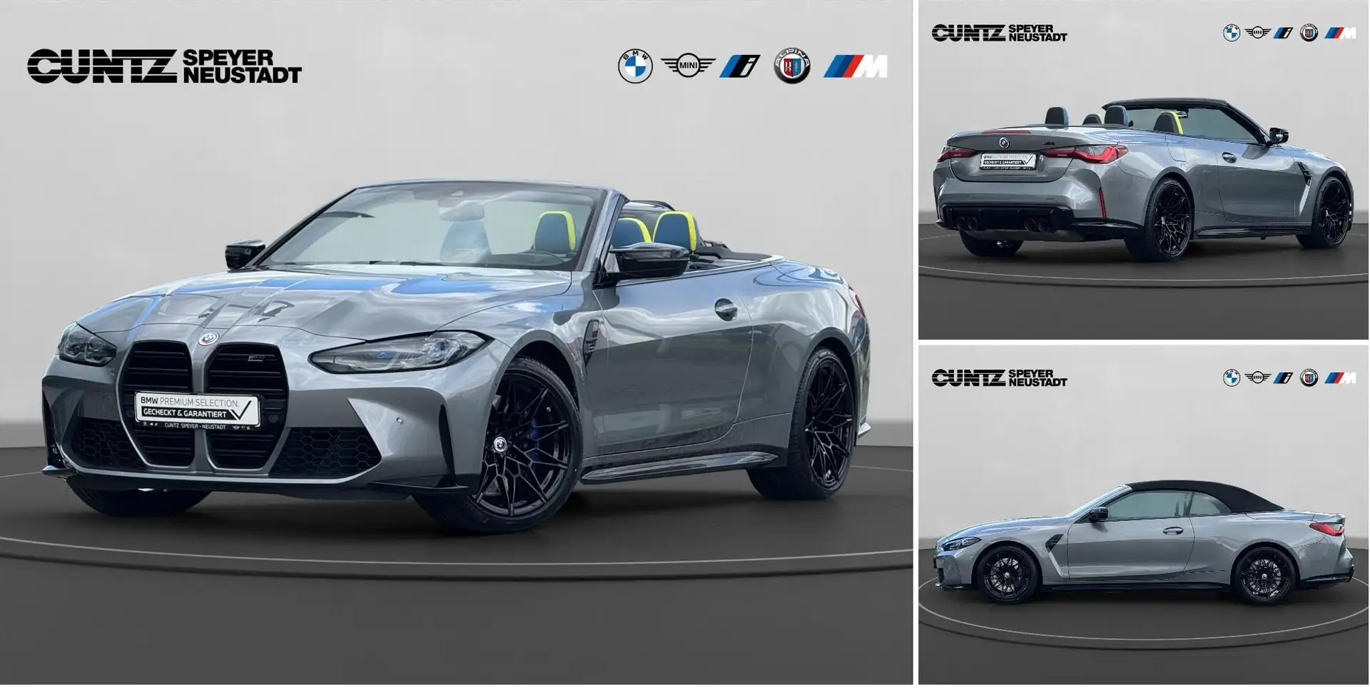 BMW M4 Competition xDrive Cabrio M Drivers P. Harman/Kard Grau - 1