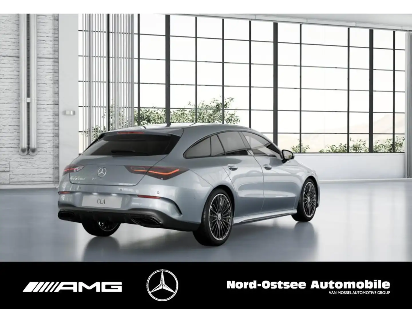 Mercedes-Benz CLA 200 SB AMG NIGHT MBUX NAVI KLIMA Silber - 2
