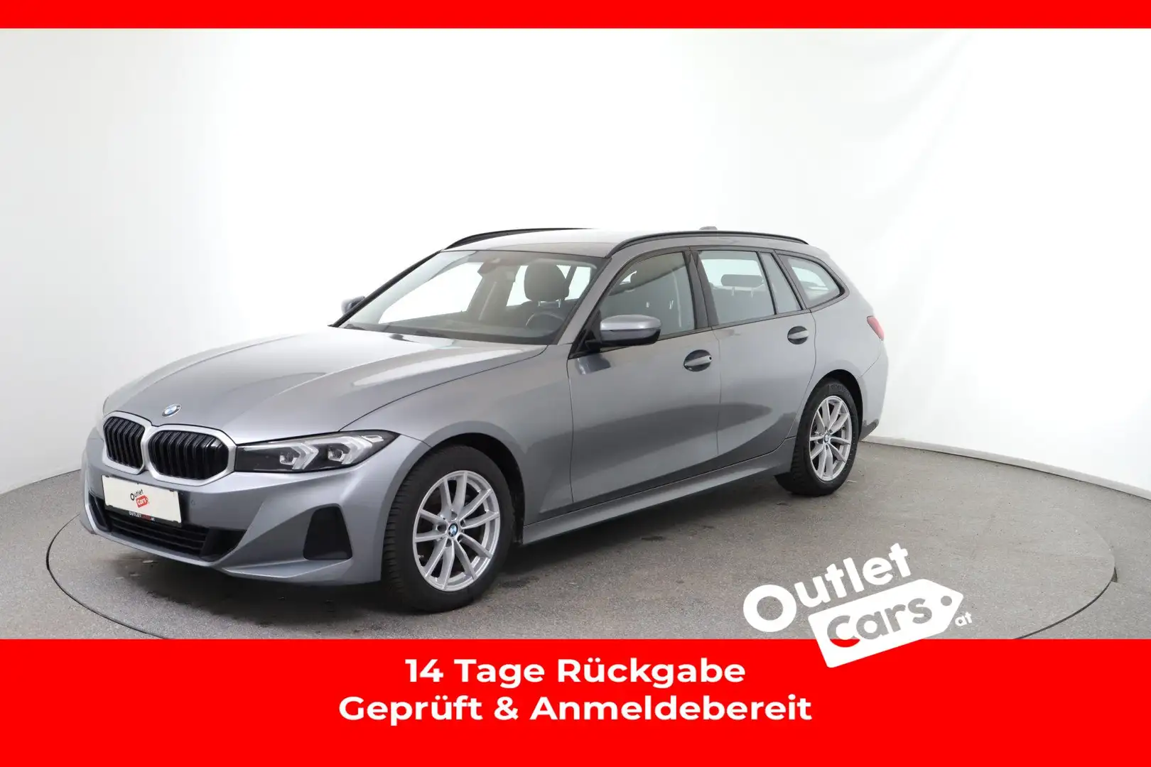 BMW 316 d Aut. ASSIST+LED+LEDER+NAVI+Virtual+el.Heck Grau - 1