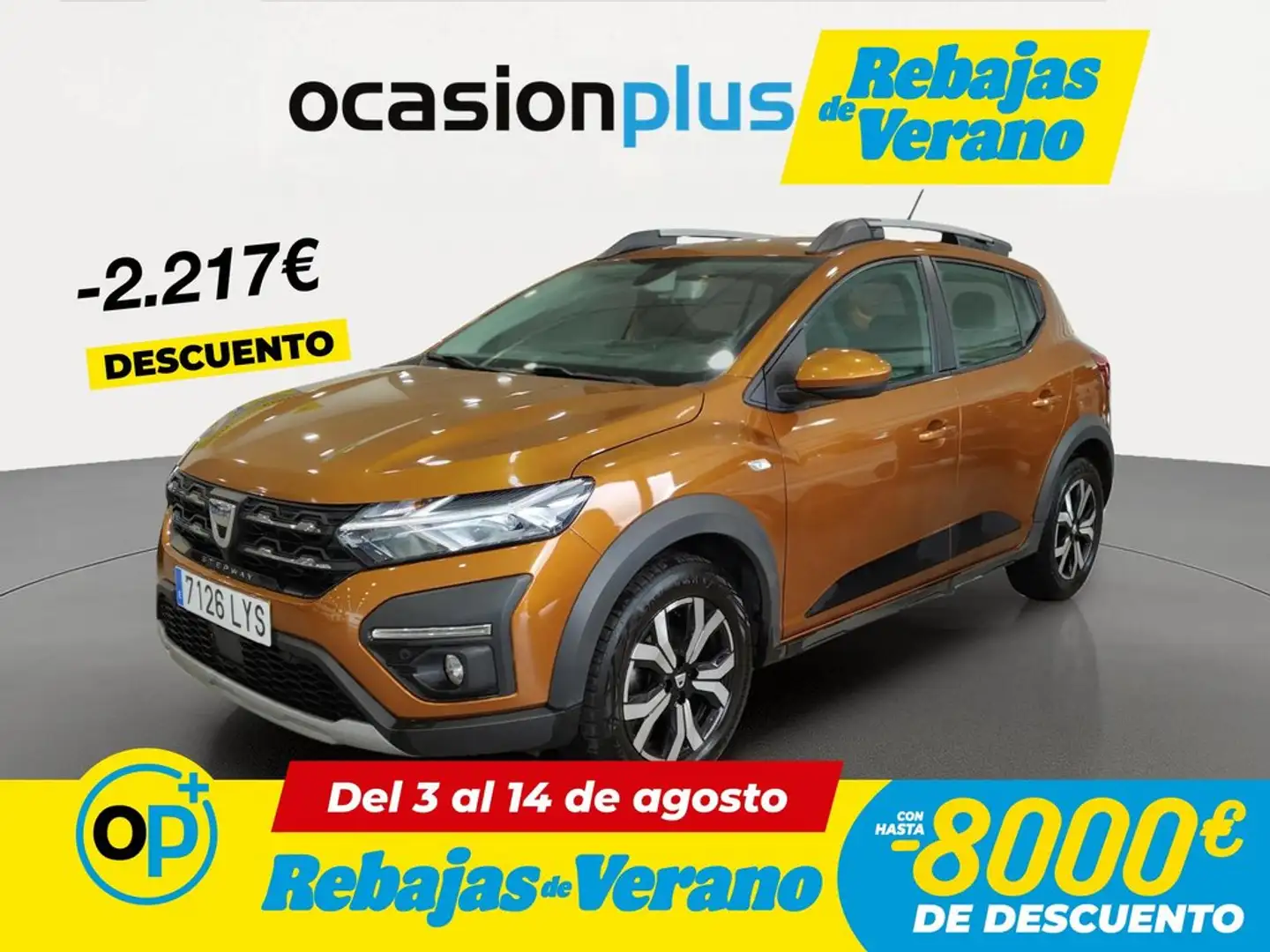 Dacia Sandero Stepway TCe Comfort 67kW Naranja - 1