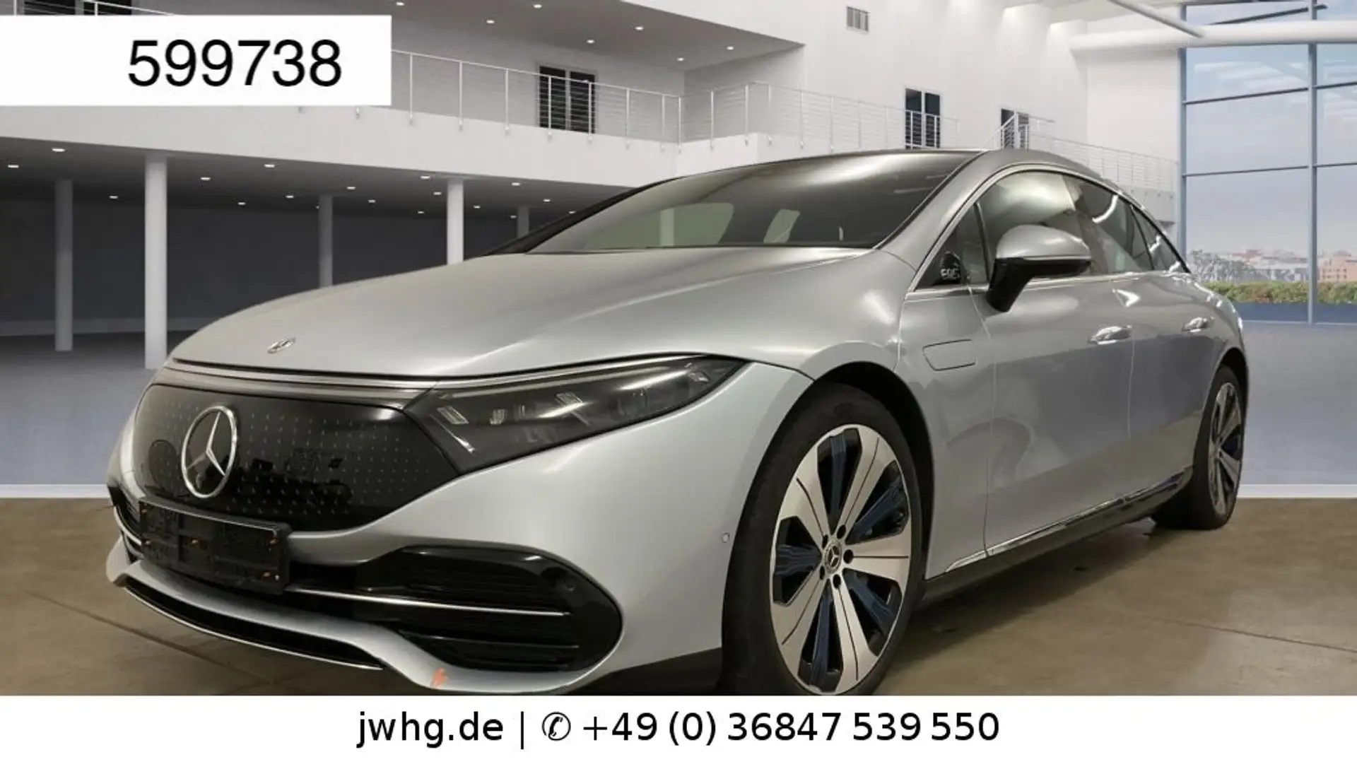 Mercedes-Benz EQS 450+FahrP+|Pano|Digital|HeadUp|21"|Burmester Silber - 1