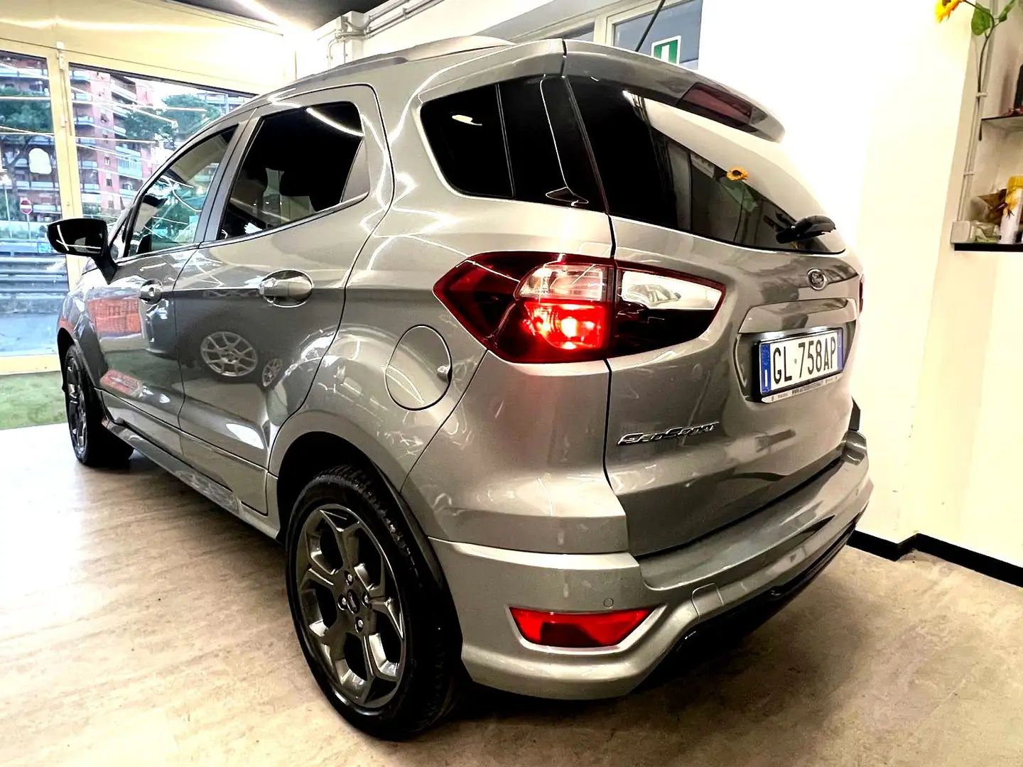 Ford EcoSport 1.0 ECOBOOST 125cv ST-Line UNIPRO AZIENDALE NAVI Gris - 2