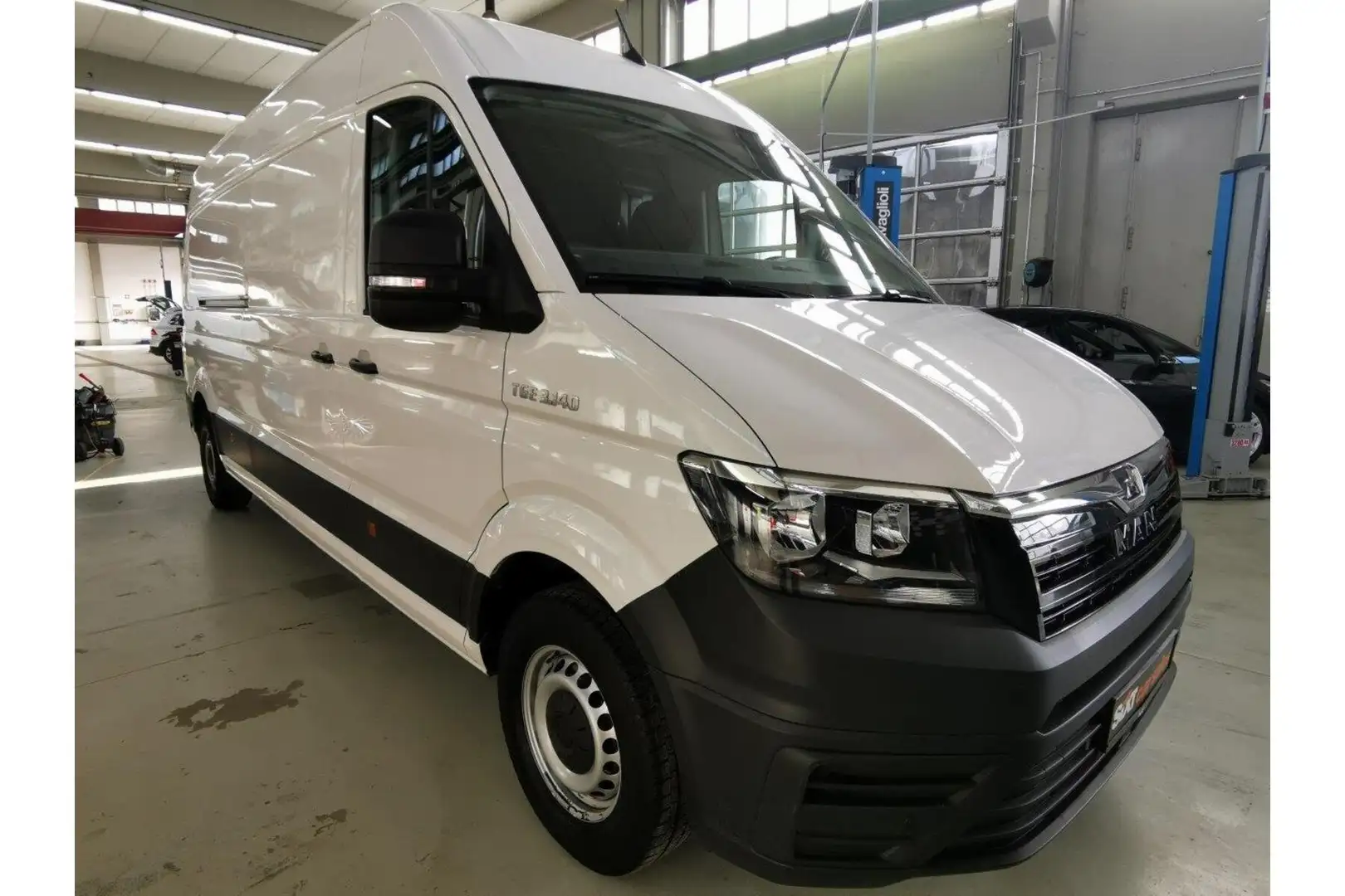 MAN TGE 3.140 lang/hoch PDC+CAM|Klima|Bluetooth Blanco - 1