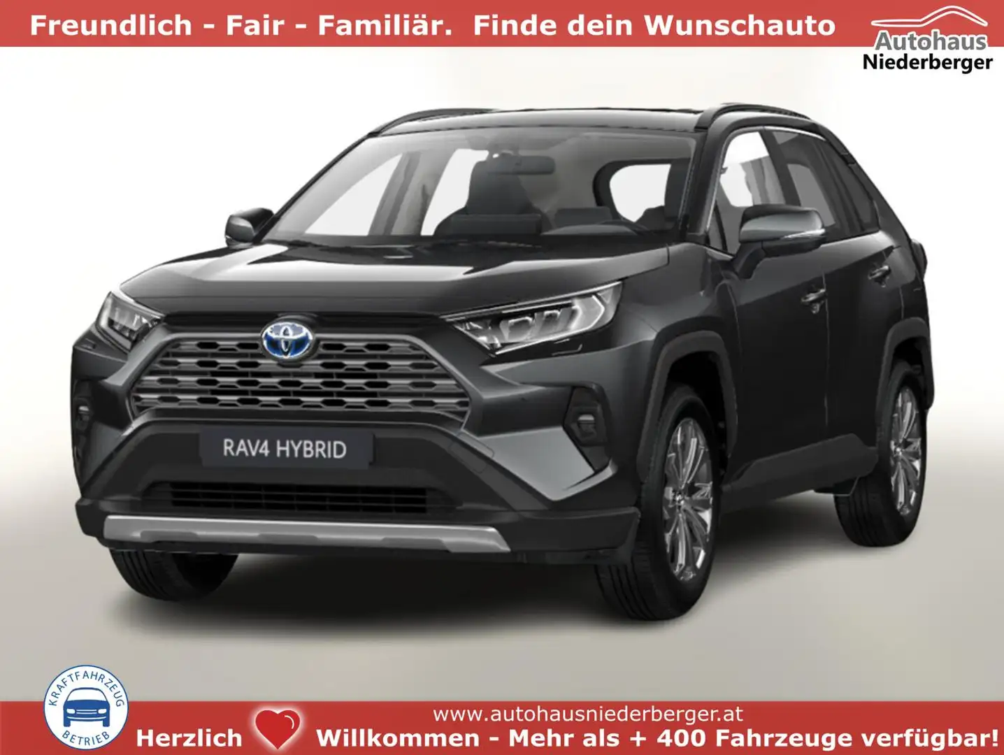 Toyota RAV 4 Hybrid Teamplayer el.HK SHZ DigC SmartKey 160 k... Grau - 1
