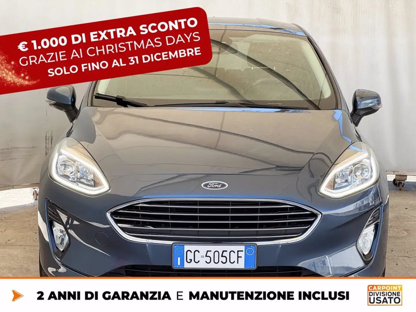 Ford Fiesta 5p 1.0 ecoboost hybrid titanium s&s 125cv my20.75 Blu/Azzurro - 2