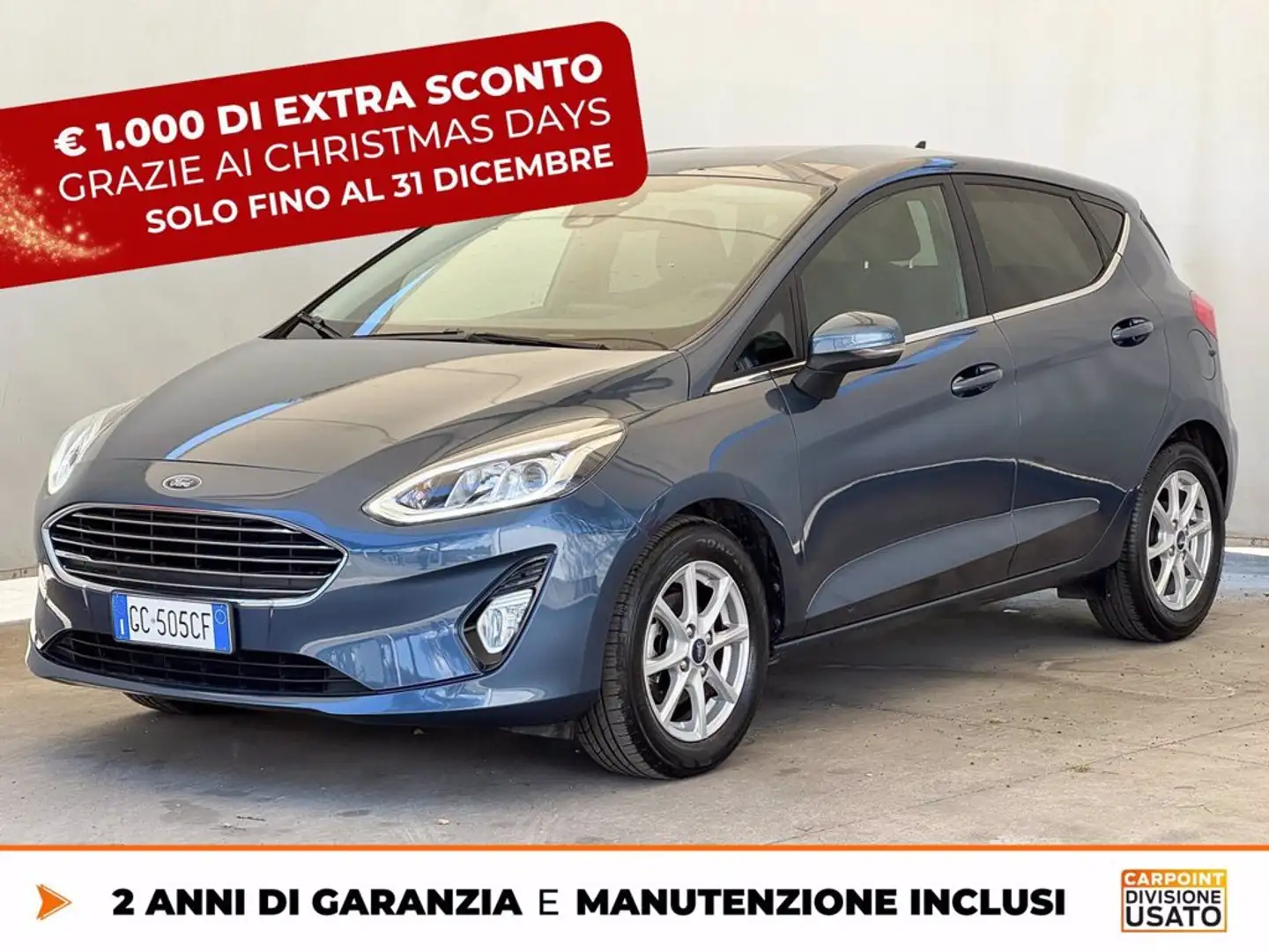 Ford Fiesta 5p 1.0 ecoboost hybrid titanium s&s 125cv my20.75 Blu/Azzurro - 1