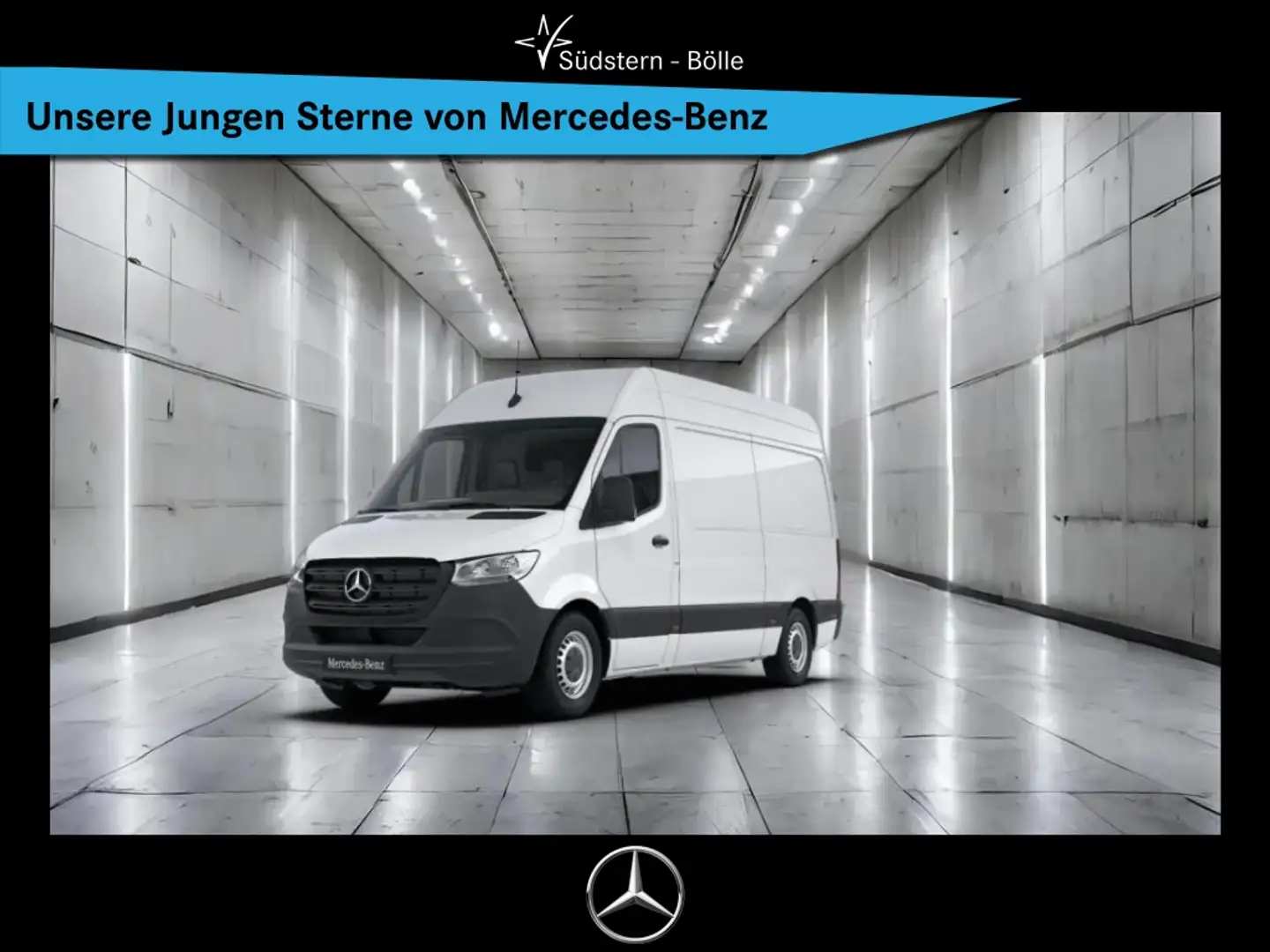 Mercedes-Benz Sprinter 315 KASTEN L2H2+TEMPOMAT+AHK+KLIMA Wit - 1