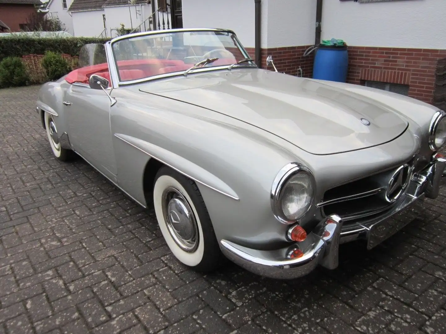 Mercedes-Benz 190SL Gümüş rengi - 2