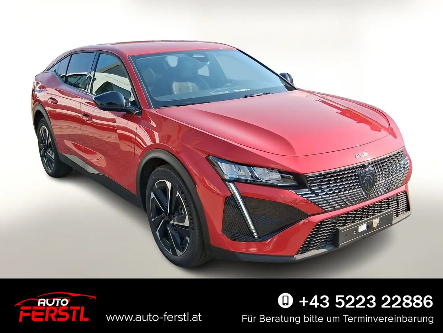 Peugeot 408 Allure Hybrid WinterP 360° ACC Nav Alarm LHZ 10... Rot - 1