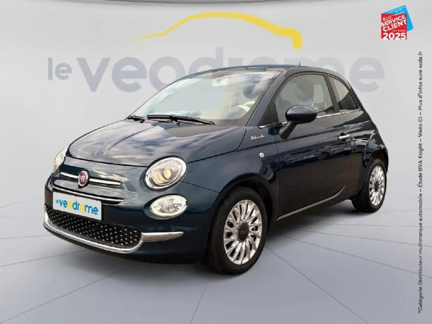 Fiat 500 1.0 70ch BSG S/S Dolcevita Bleu - 1