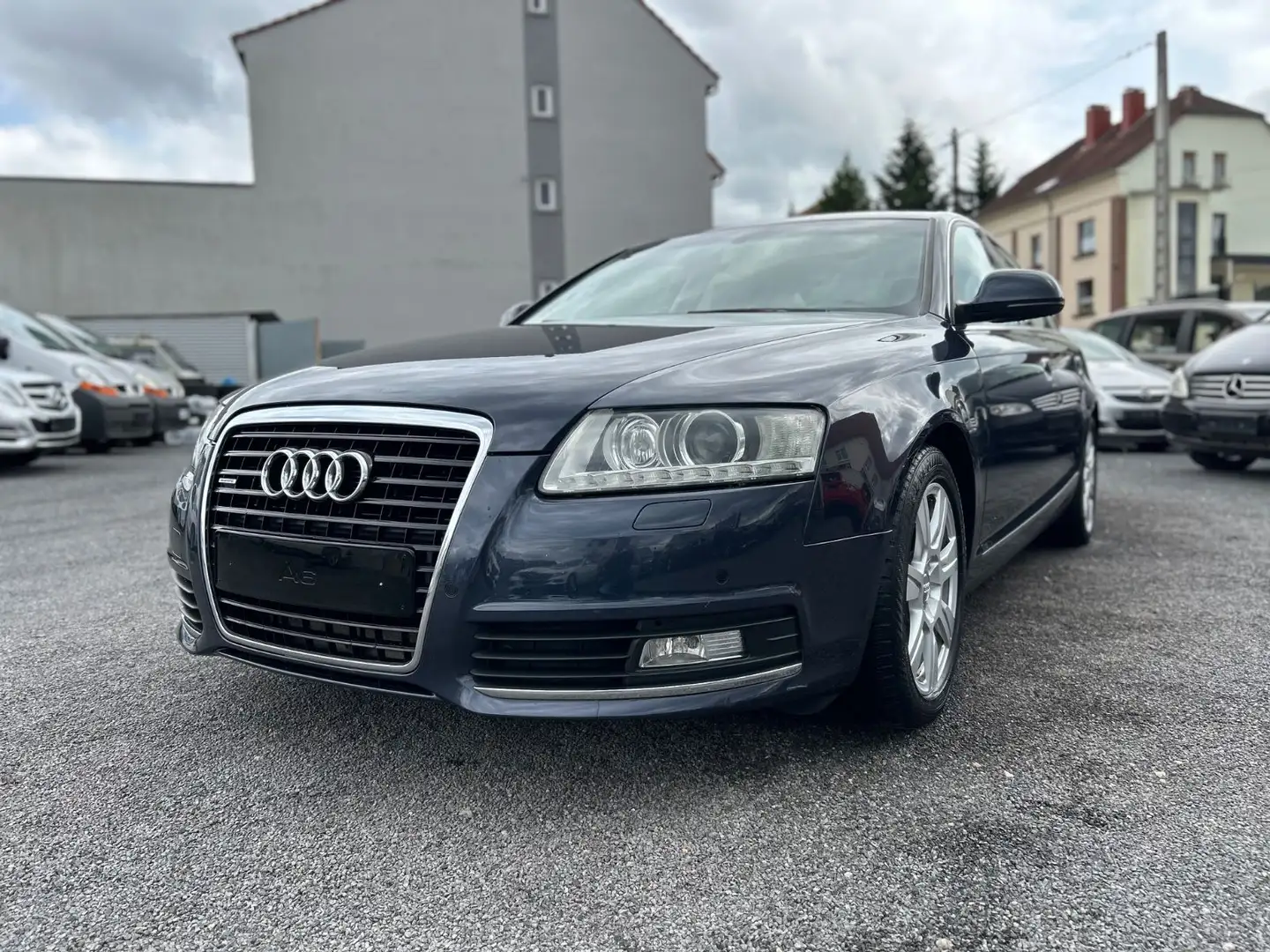 Audi A6 3.0 TDI QUATTRO AUT + SHZ + PDC + AHK Синий - 1