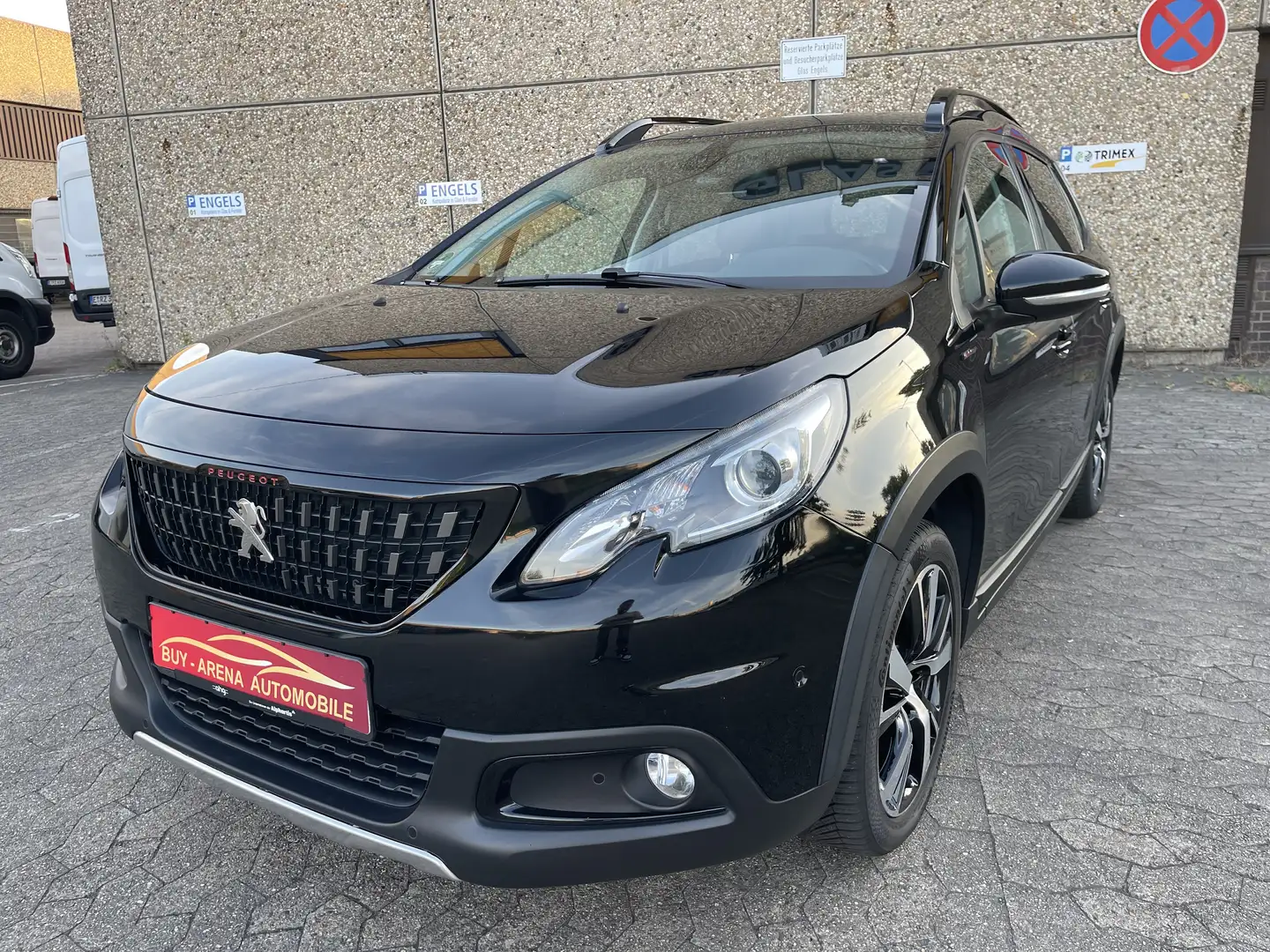 Peugeot 2008 GT-Line-Paket Panorama Voll S-Heft Top Gepflegt Schwarz - 1