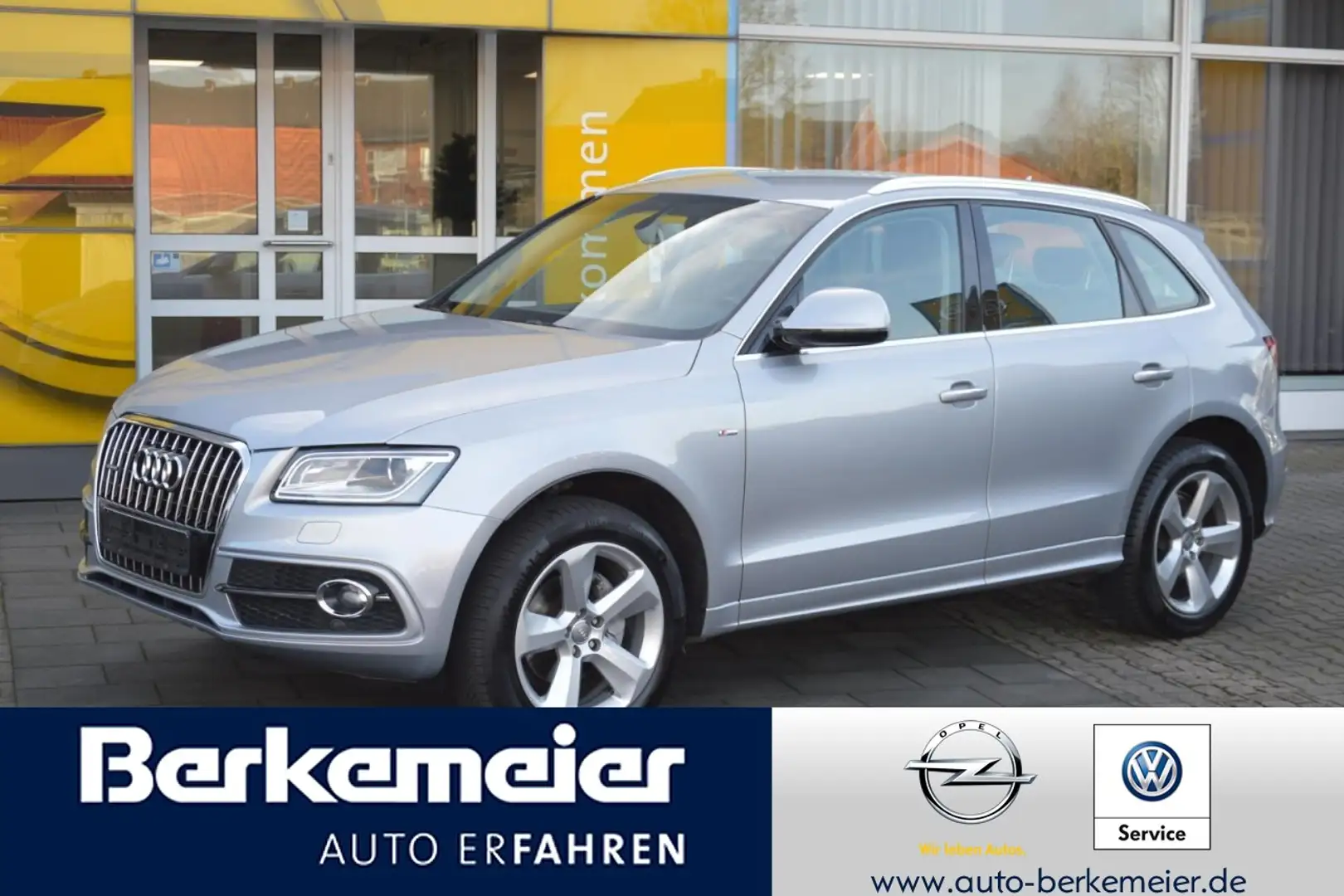Audi Q5 2.0 TDI quattro/S-tronic/AHK schw./S-Line Argintiu - 1