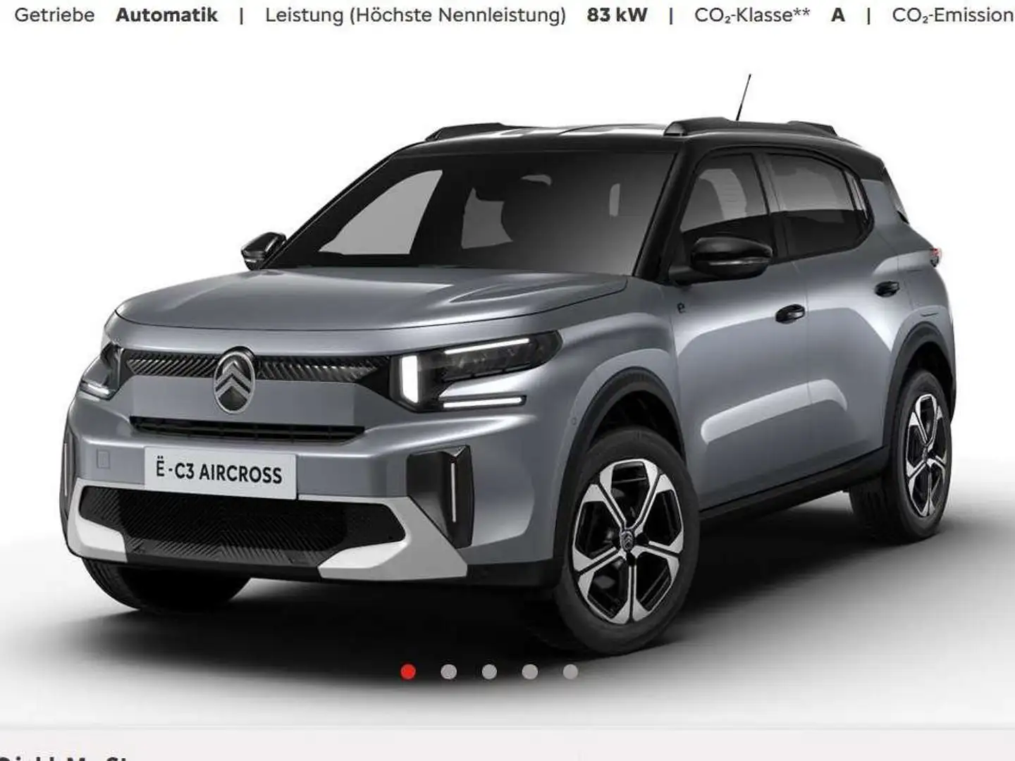 Citroen C3 Aircross ë Elektro 113 Max Grau - 1