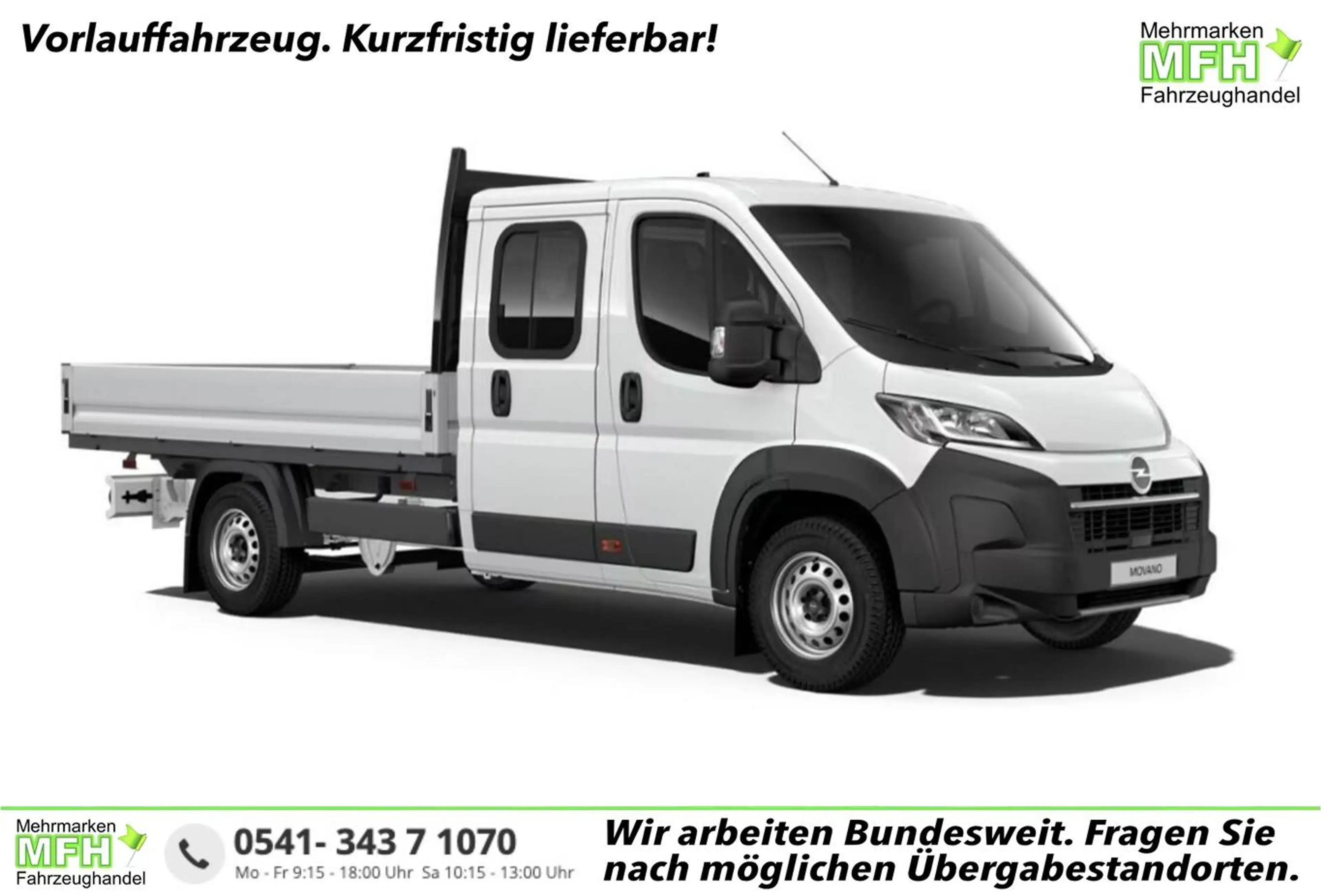 Opel Movano Pritsche Doka 35+ L4 AppleC Kam 132 kW (179 PS)...