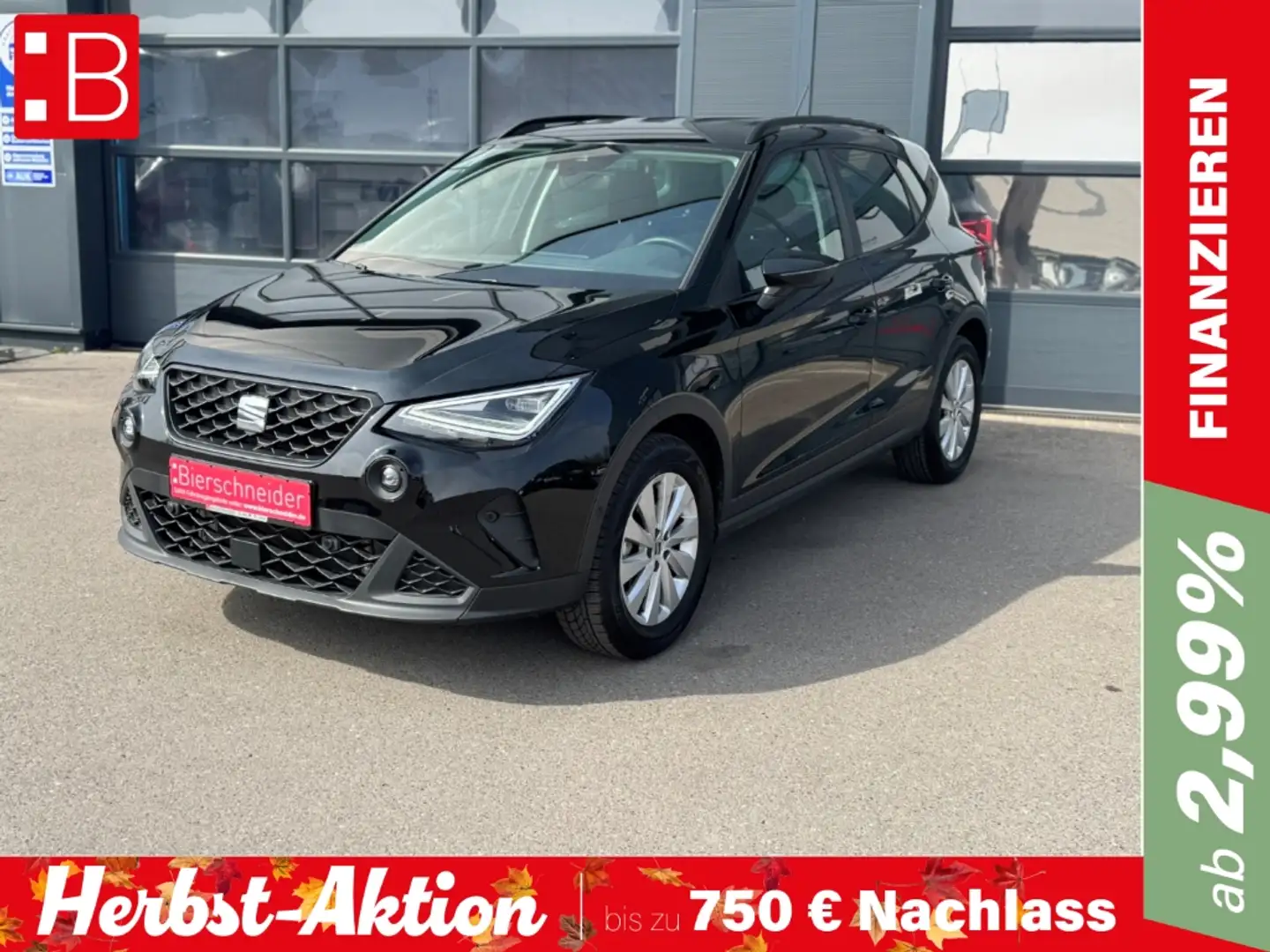 SEAT Arona 1.0 TSI Style LED NAVI PARKASS KEYLESS SHZ Czarny - 1