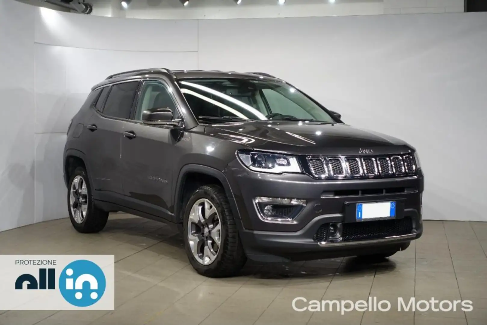 Jeep Compass Compass 2.0 Mjt 140cv 4WD AT9 Limited Grigio - 1