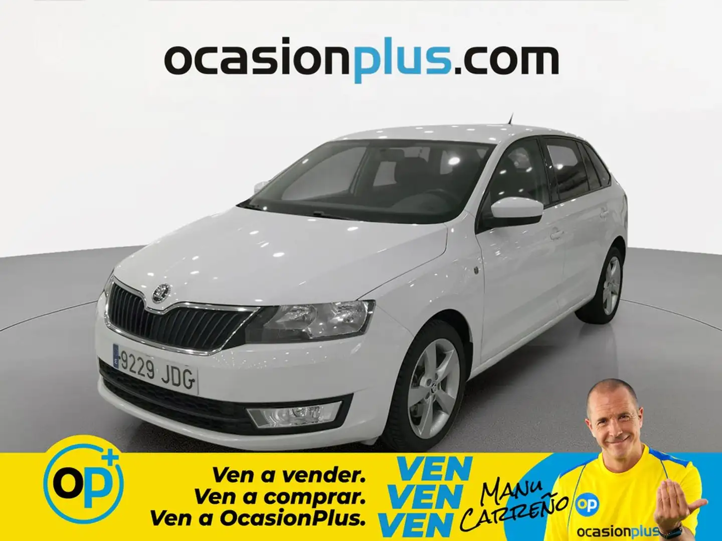Skoda Rapid/Spaceback 1.6TDI CR Ambition 77kW Blanco - 1