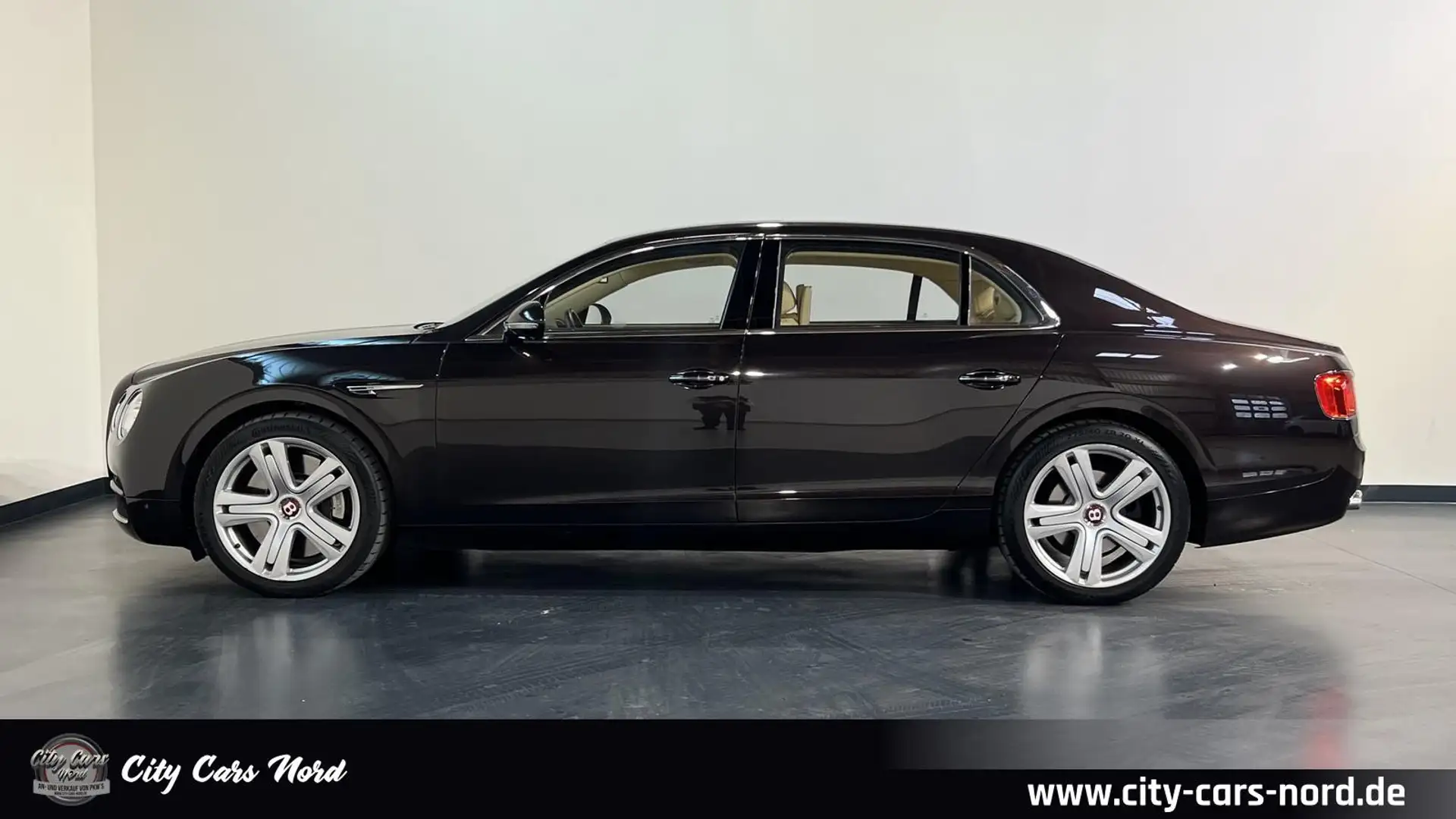 Bentley Flying Spur 4.0 V8 *FOND ENT.*-KAM-KEY.GO-TV Marrón - 2