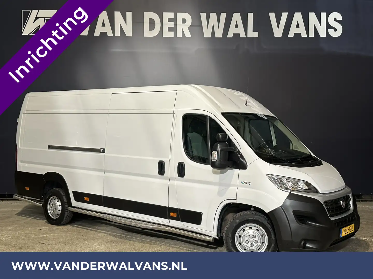Fiat Ducato 3.0 NP 136pk L4H2 Post NL inrichting Euro6 Airco | Wit - 1