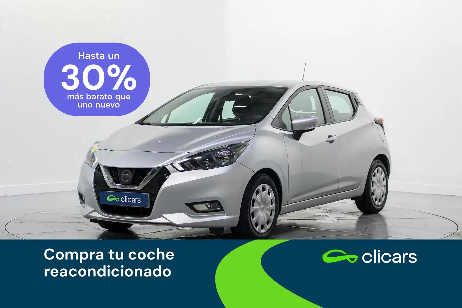 Nissan Micra IG-T Acenta Sprint 92 Gris - 1